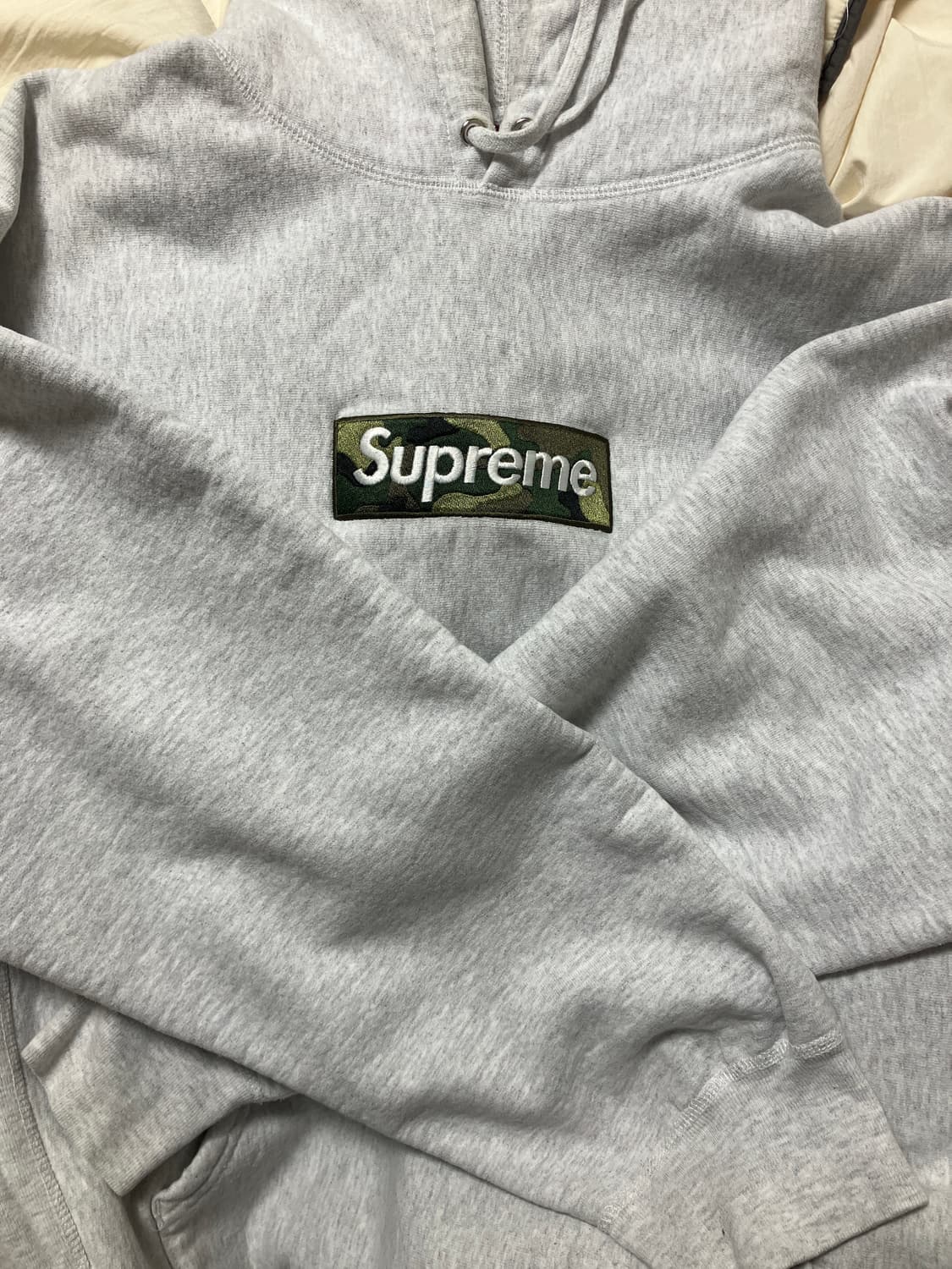 슈프림 카모 박스로고 애쉬그레이 상품이미지2