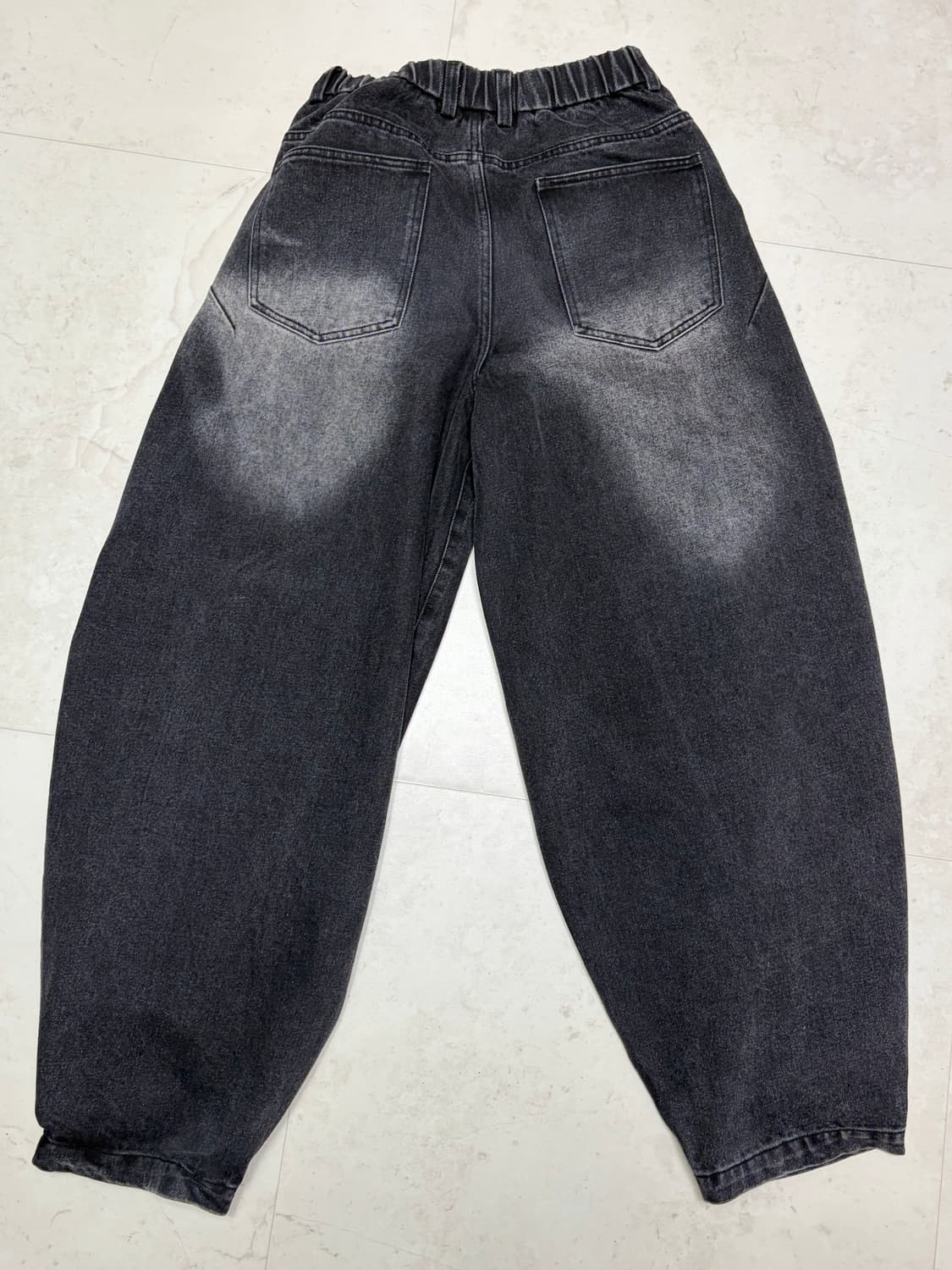 언아웃핏 벌룬데님흑청 상품이미지2