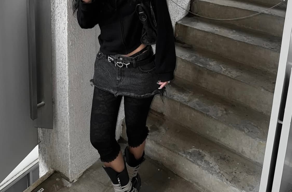 Sculptor 스컬프터 90s 레이스 레깅스 상품이미지2