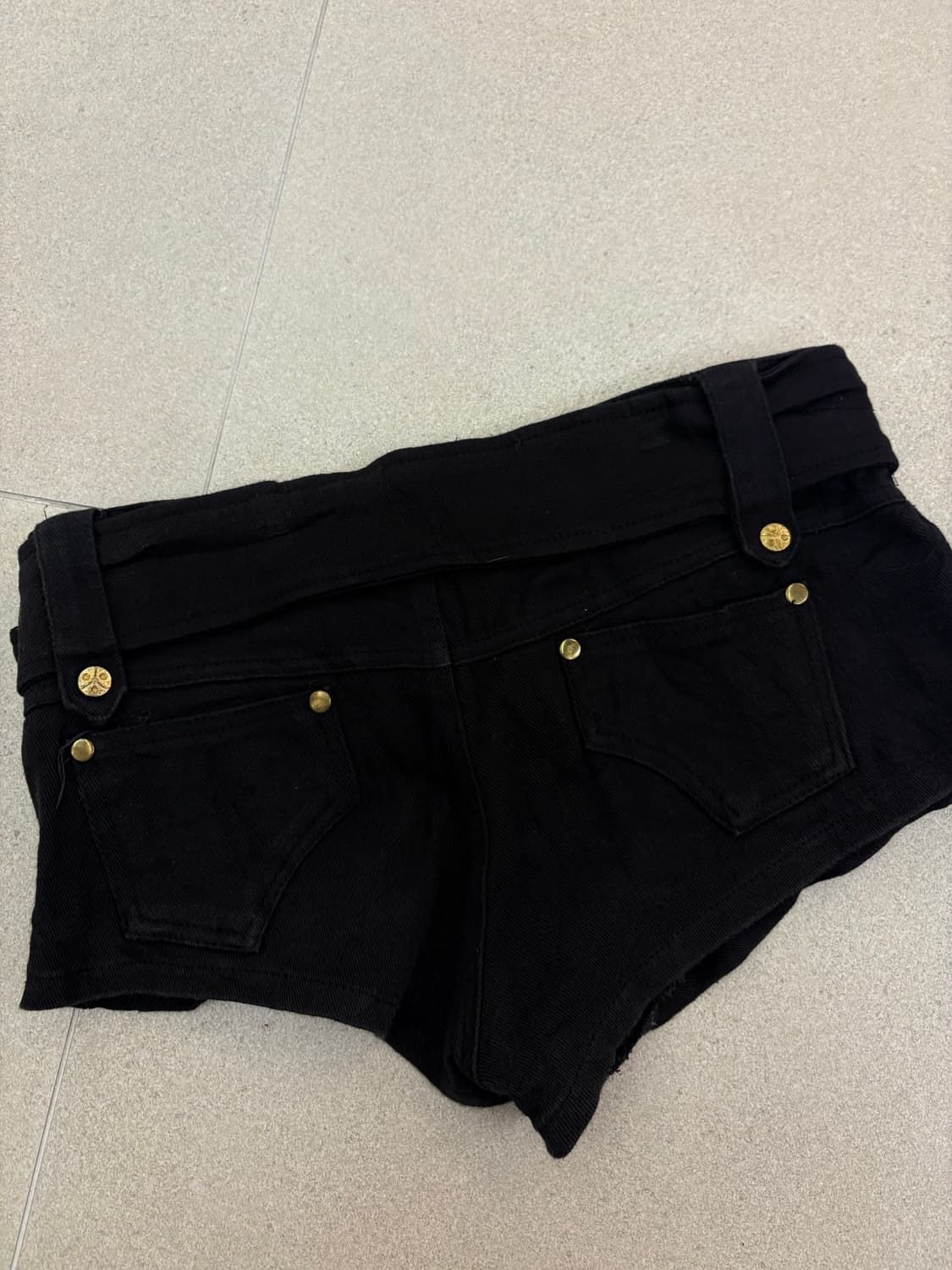 지퍼 디테일 벨트 숏츠 상품이미지4