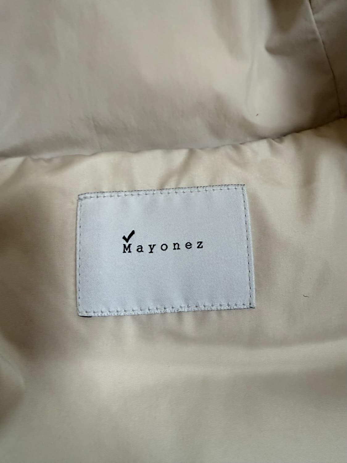 Mayonez 리얼폭스 퍼트리밍 덕다운 코트 롱다운  가슴 56 소매길이 상품이미지6