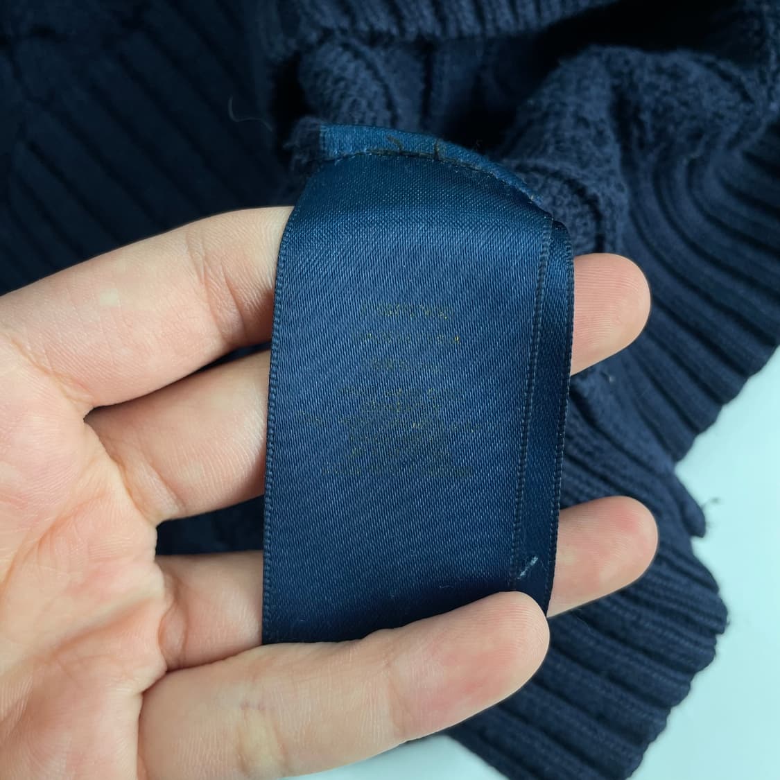 Polo  폴로 랄프로렌 신형 자수 네이비 케이블 니트 상품이미지4