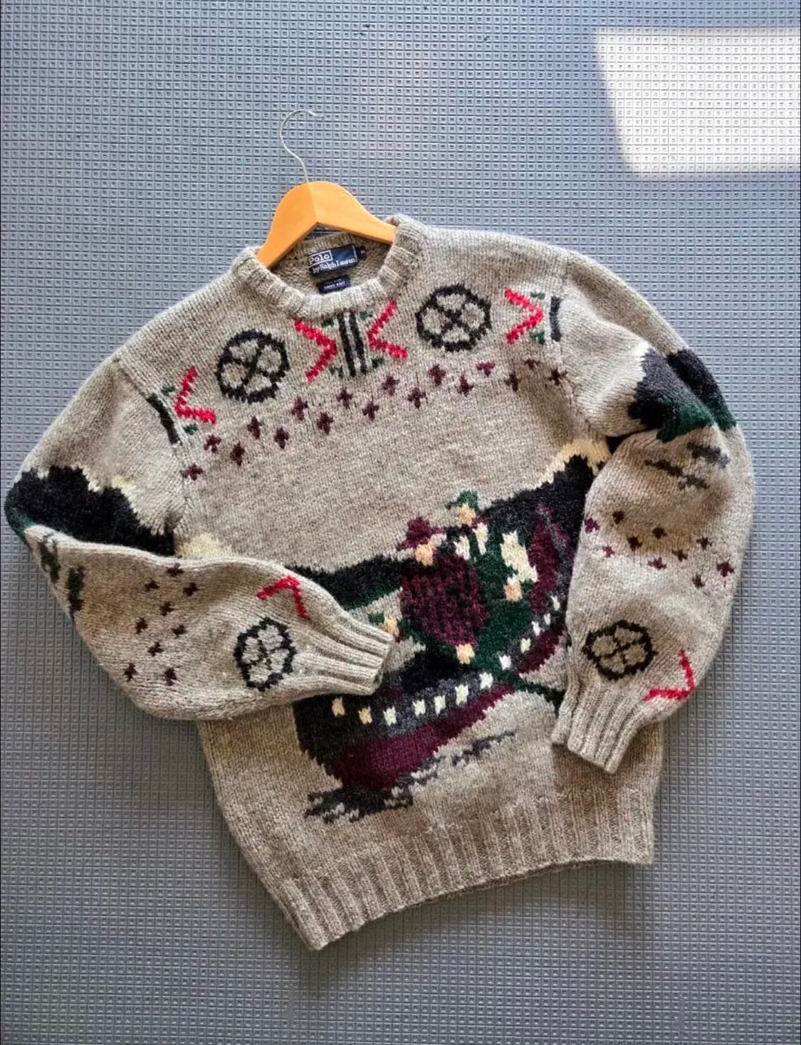 (M) 폴로 컨트리 카누 핸드 니트 polo 랄프로렌 rrl 상품이미지1