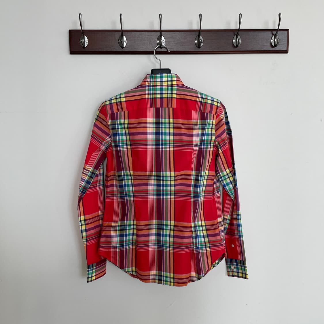 폴로 랄프로렌 레드 체크 셔츠 상품이미지3