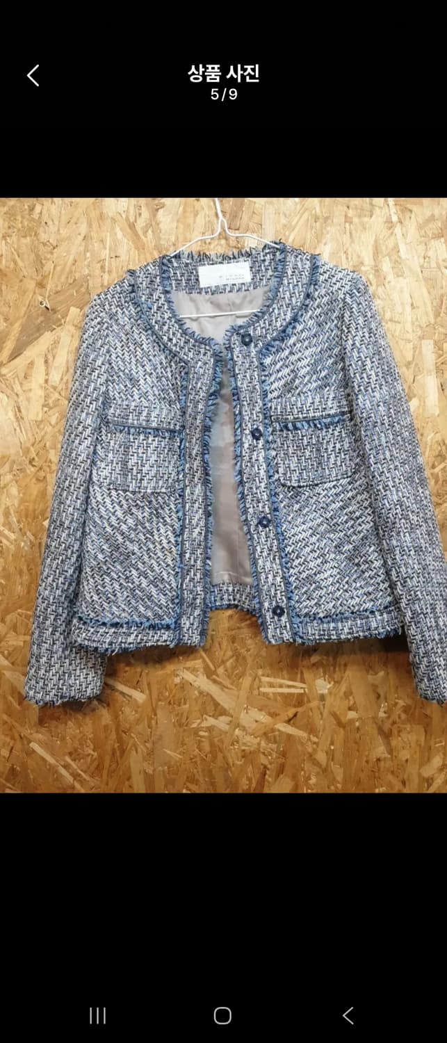 [상품명]
MICHAA 미샤 블루 트위드 자켓 (정품)
드라이크리닝 완료 상품이미지5