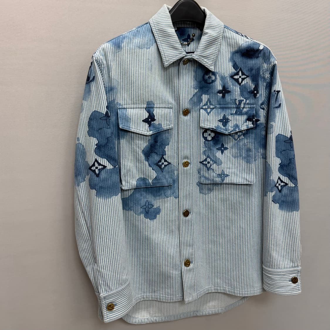 루이비통 워터컬러 데님 셔츠 자켓 ( 100 ) 상품이미지2