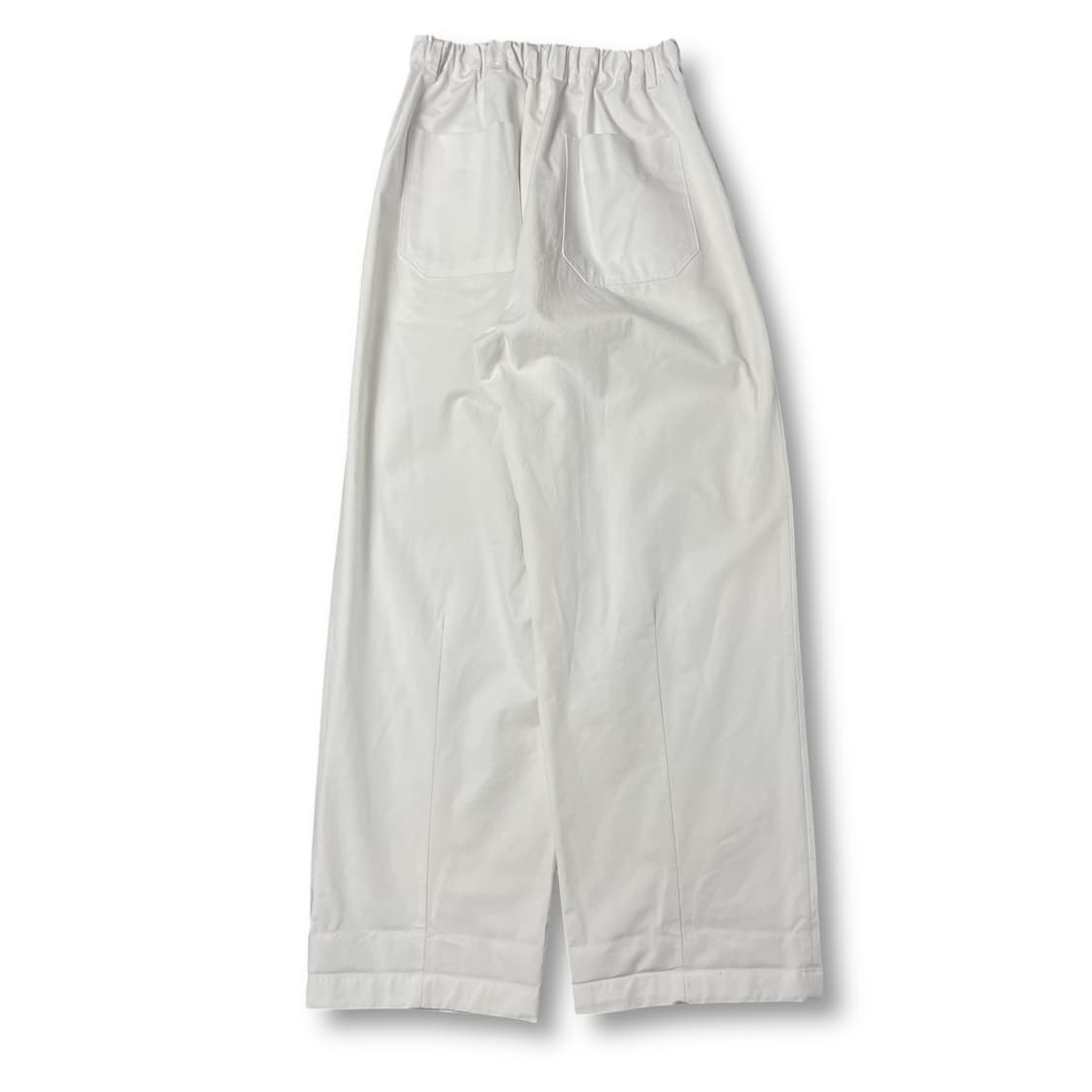 (밴딩) SEEREE 화이트 핀턱 코튼 슬랙스 M 상품이미지2