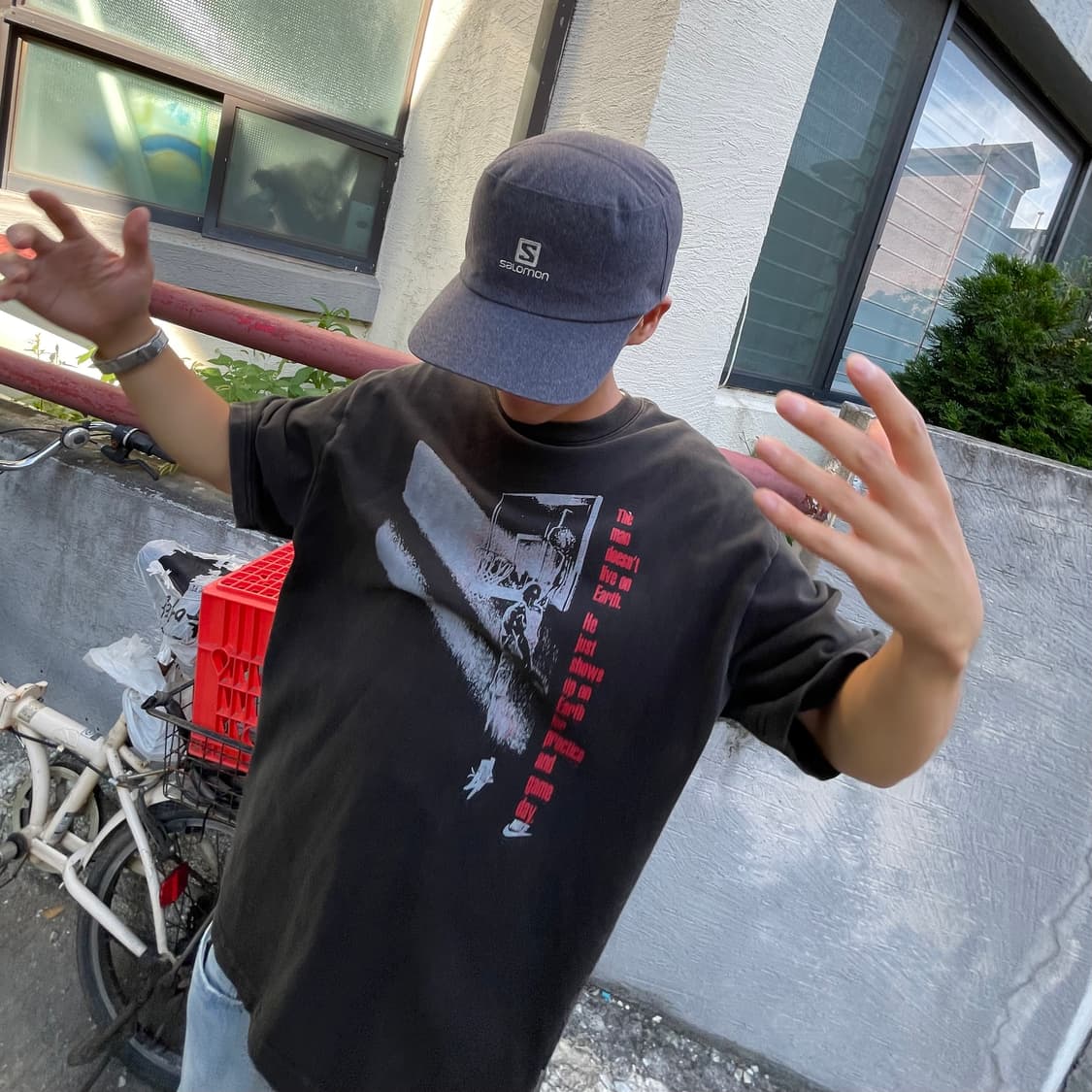 살로몬 그레이 캡 상품이미지1