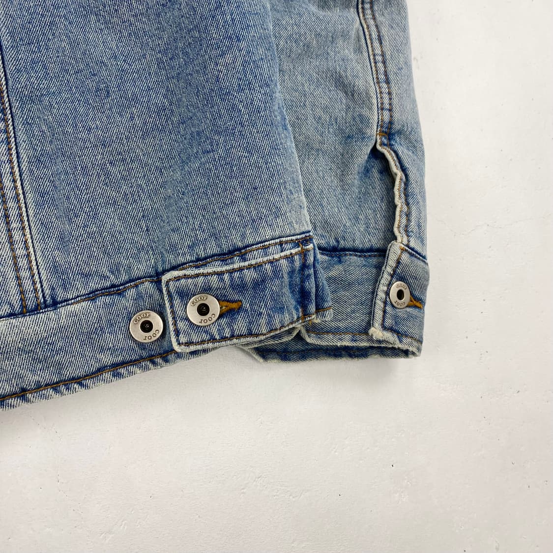 쿠어 머드 다잉 페이드 인디고 누빔 데님 자켓 (103) 상품이미지9