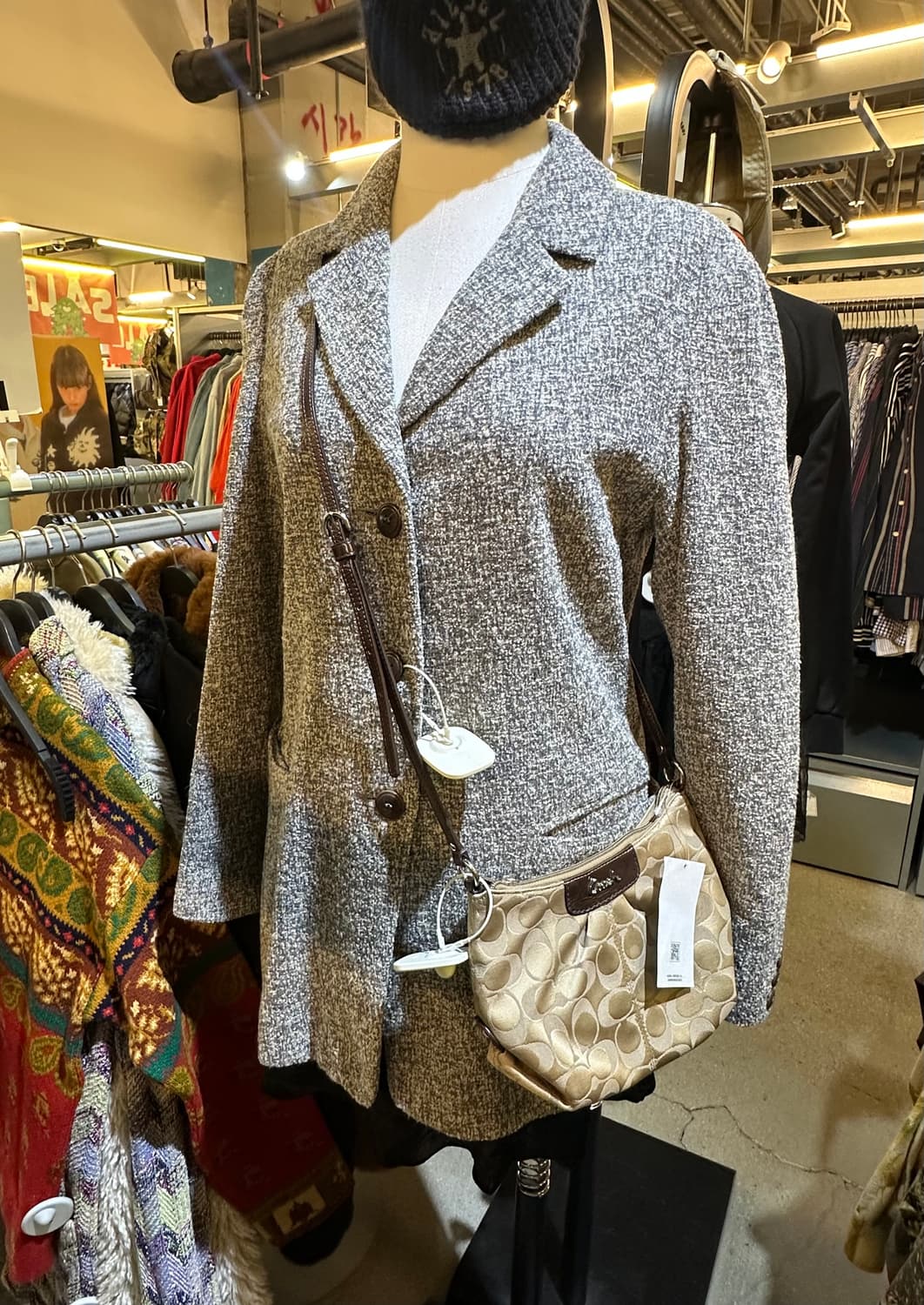 MAXMARA 막스마라 그레이 블레이져자켓 상품이미지1