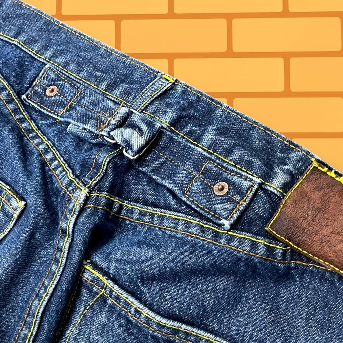 에비수 리버스 사이드 신치백 데님 팬츠 (32) 상품이미지7