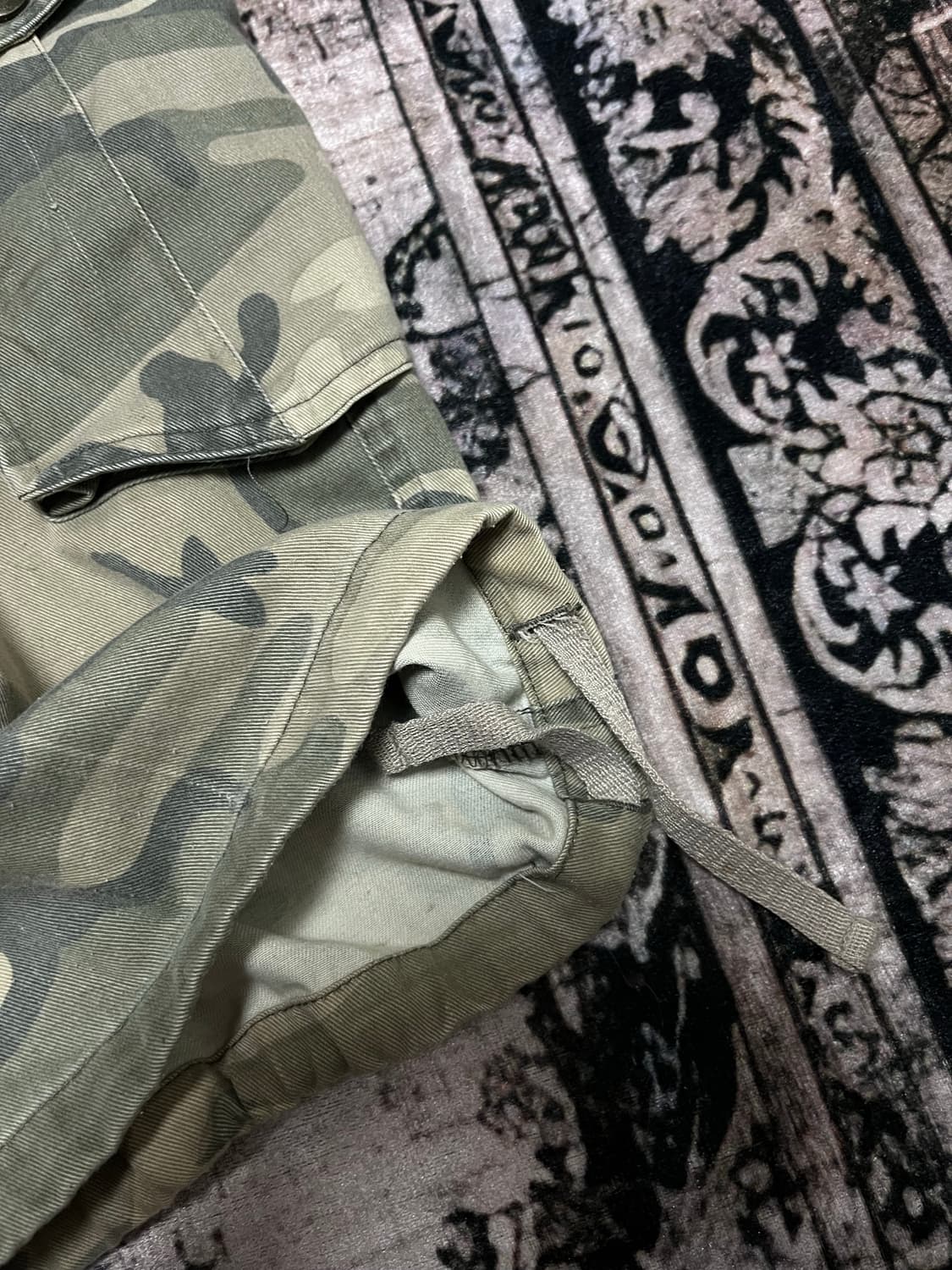 빅포켓 디테일 카모 카고팬츠 하프 상품이미지9