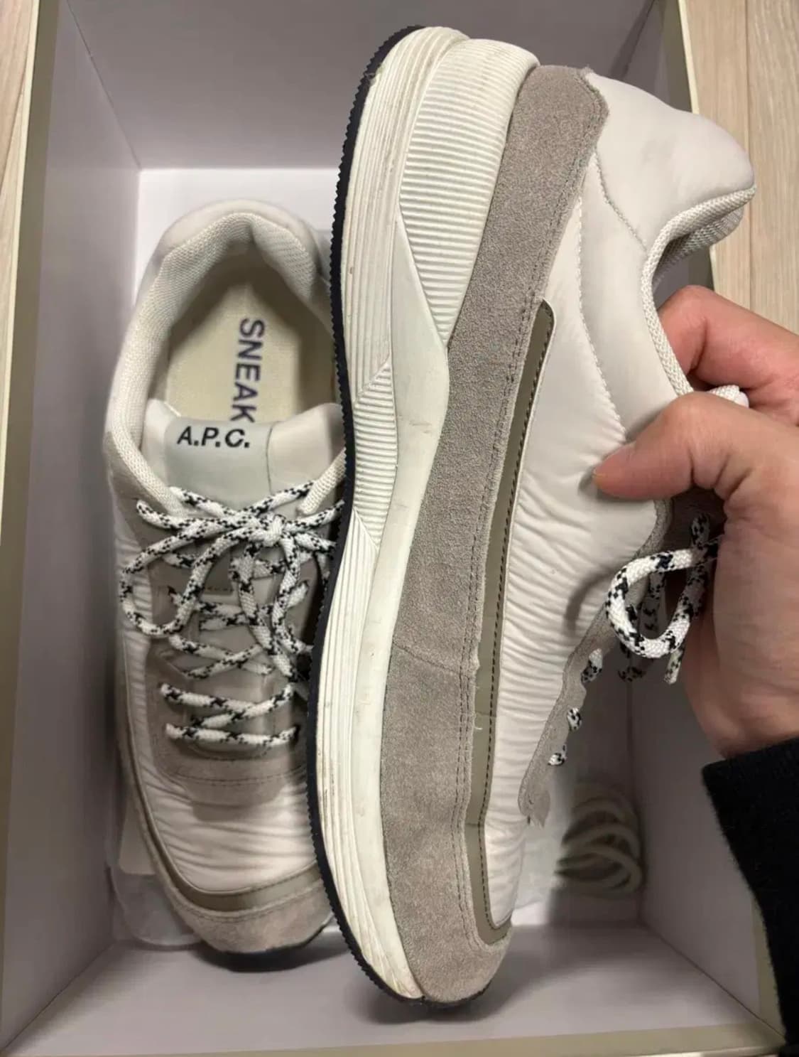 [44] A.P.C. running homme blanc 아페쎄 상품이미지5