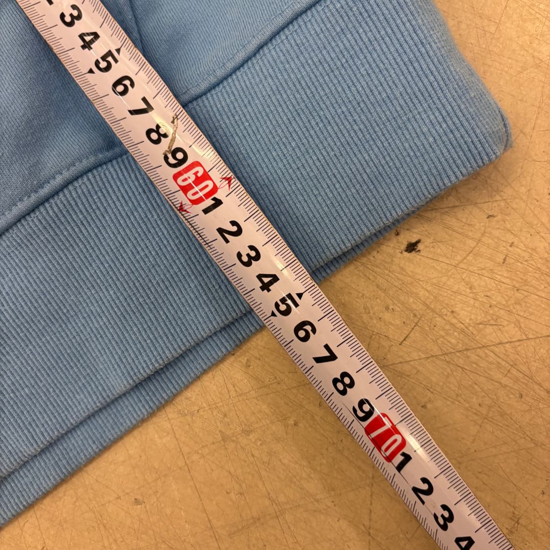 키르시 스카이블루 빅로고 후드티 상품이미지4