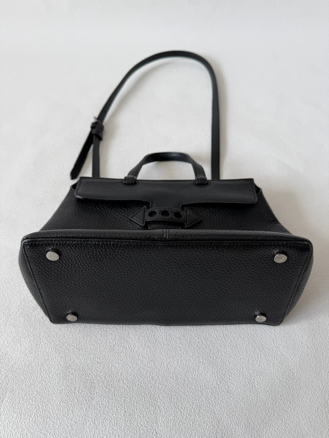 Pre owned 레더 토트 크로스백 상품이미지5