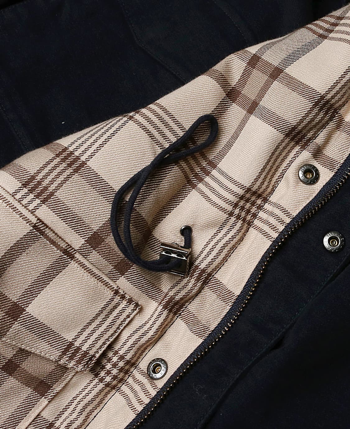 맨온더분 [Man On The Boon] 네이비 듀카 비스콘티 필드 자켓 상품이미지7