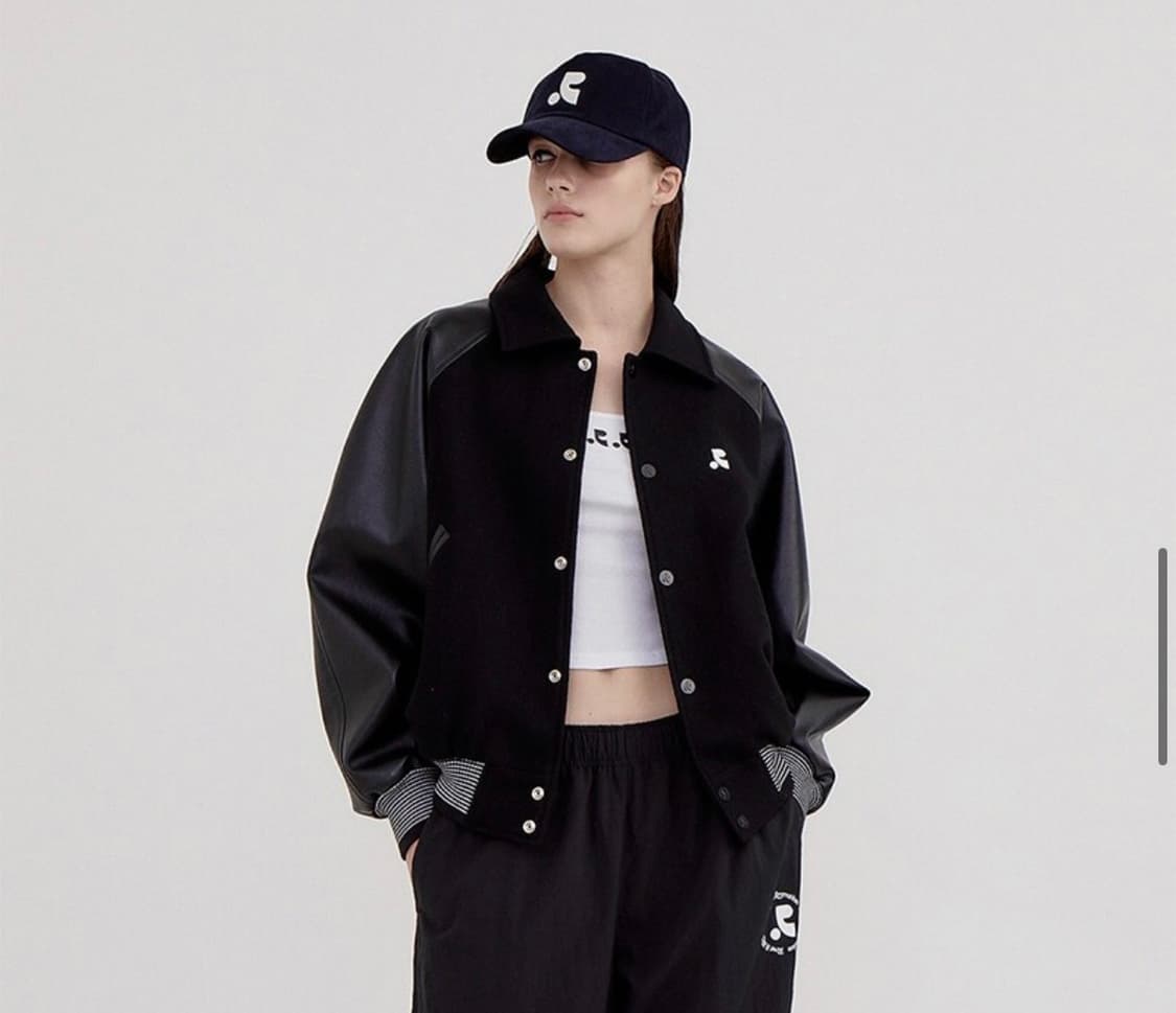 레스트앤레크레이션 바시티자켓 네이비 사이즈2 상품이미지1