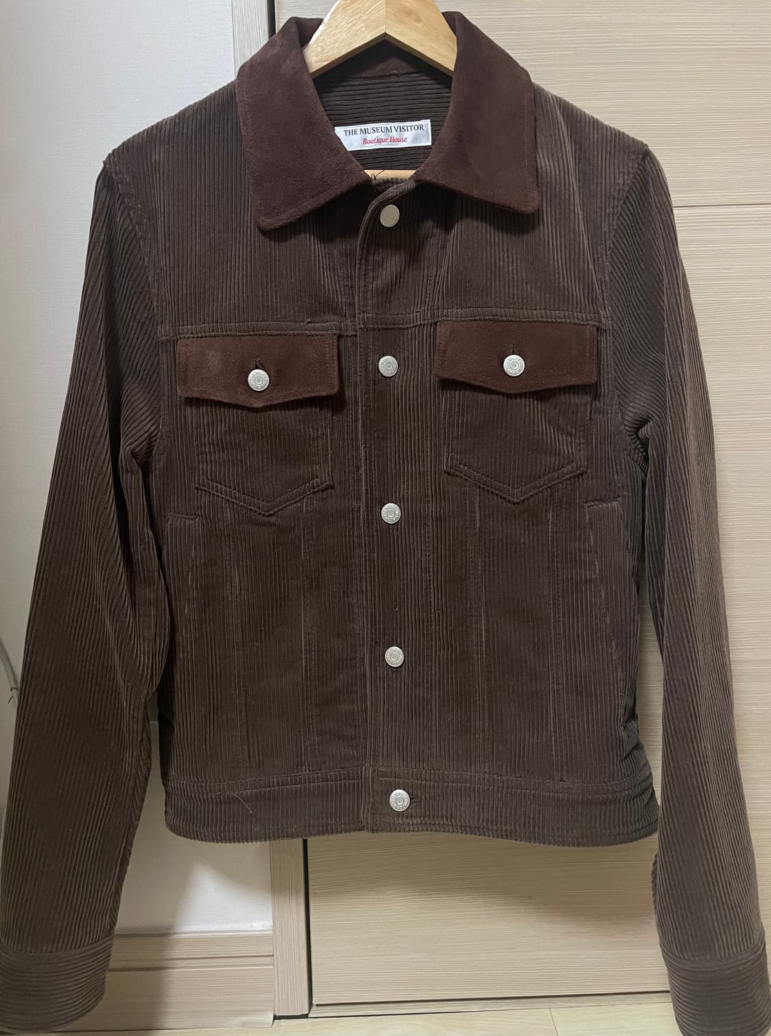 뮤지엄 비지터 코듀로이 스웨이드 자켓 상품이미지4