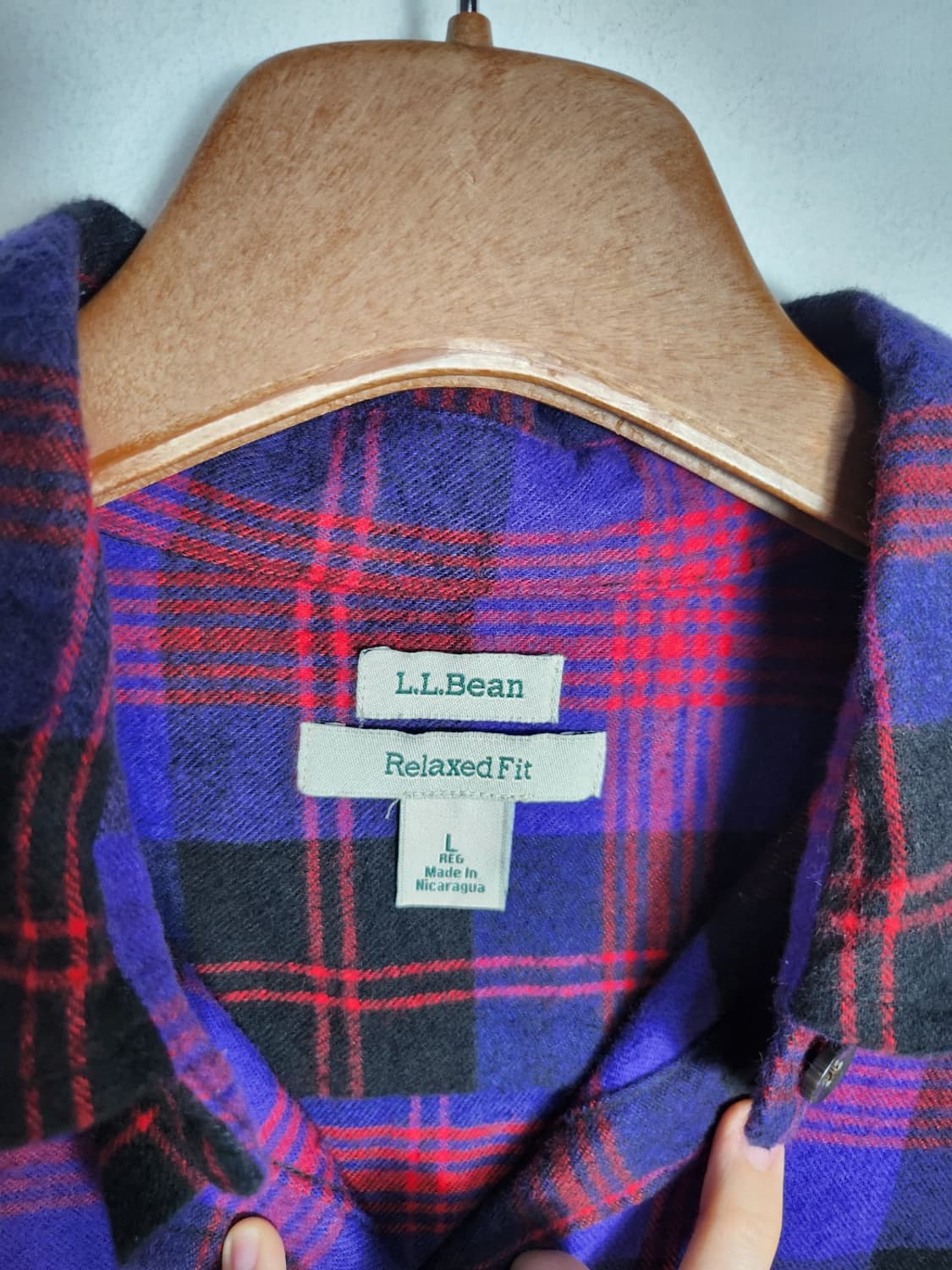 L 엘엘빈 플란넬 체크 셔츠 상품이미지2