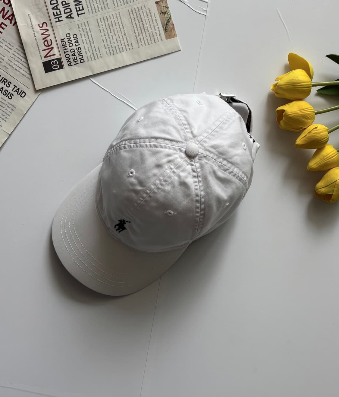 Polo 폴로랄프로렌 골프 화이트 볼캡 상품이미지2