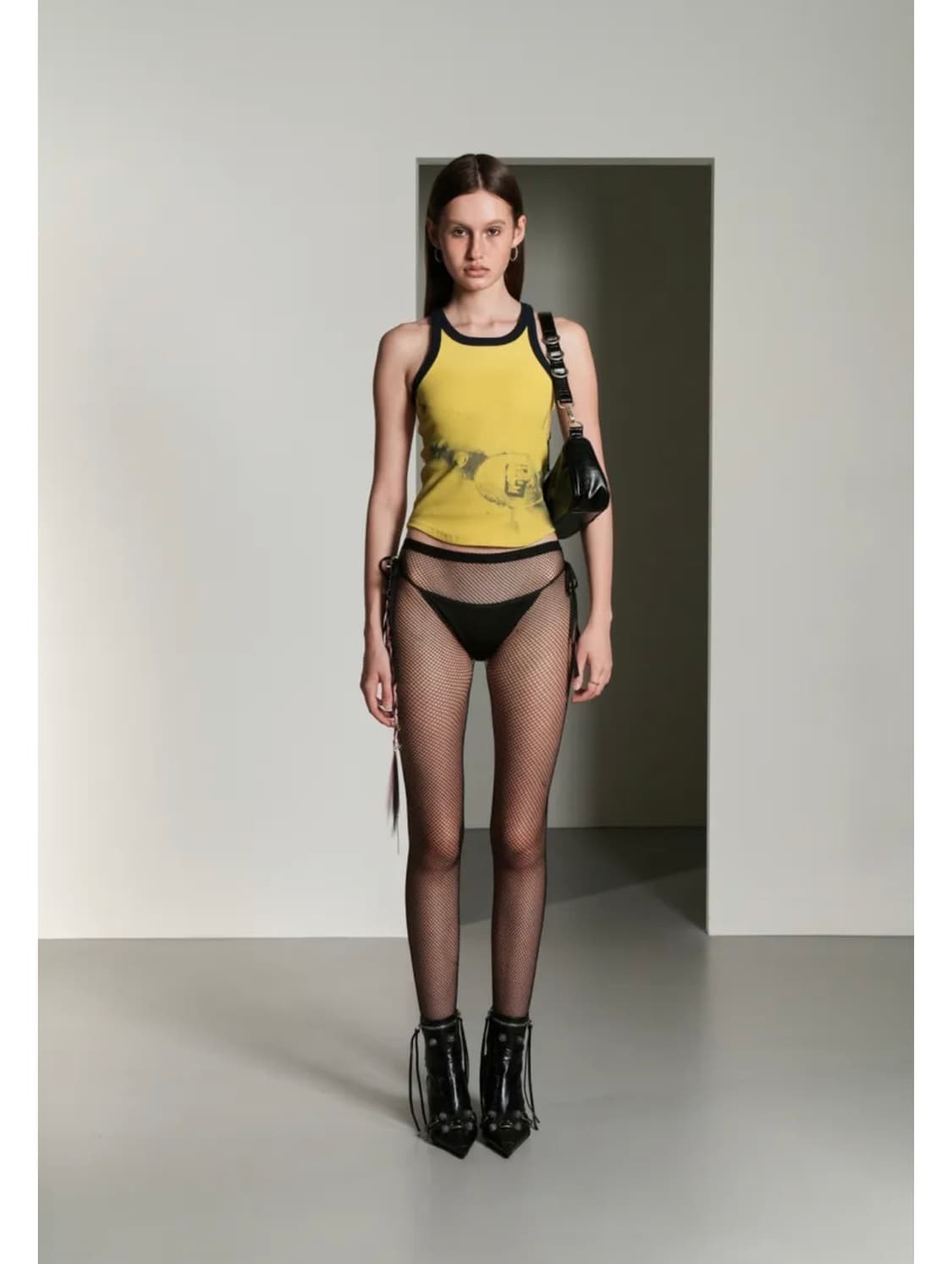 Grailz 그레일즈 탑 옐로우 BELT PRINTED TANK TOP  상품이미지3