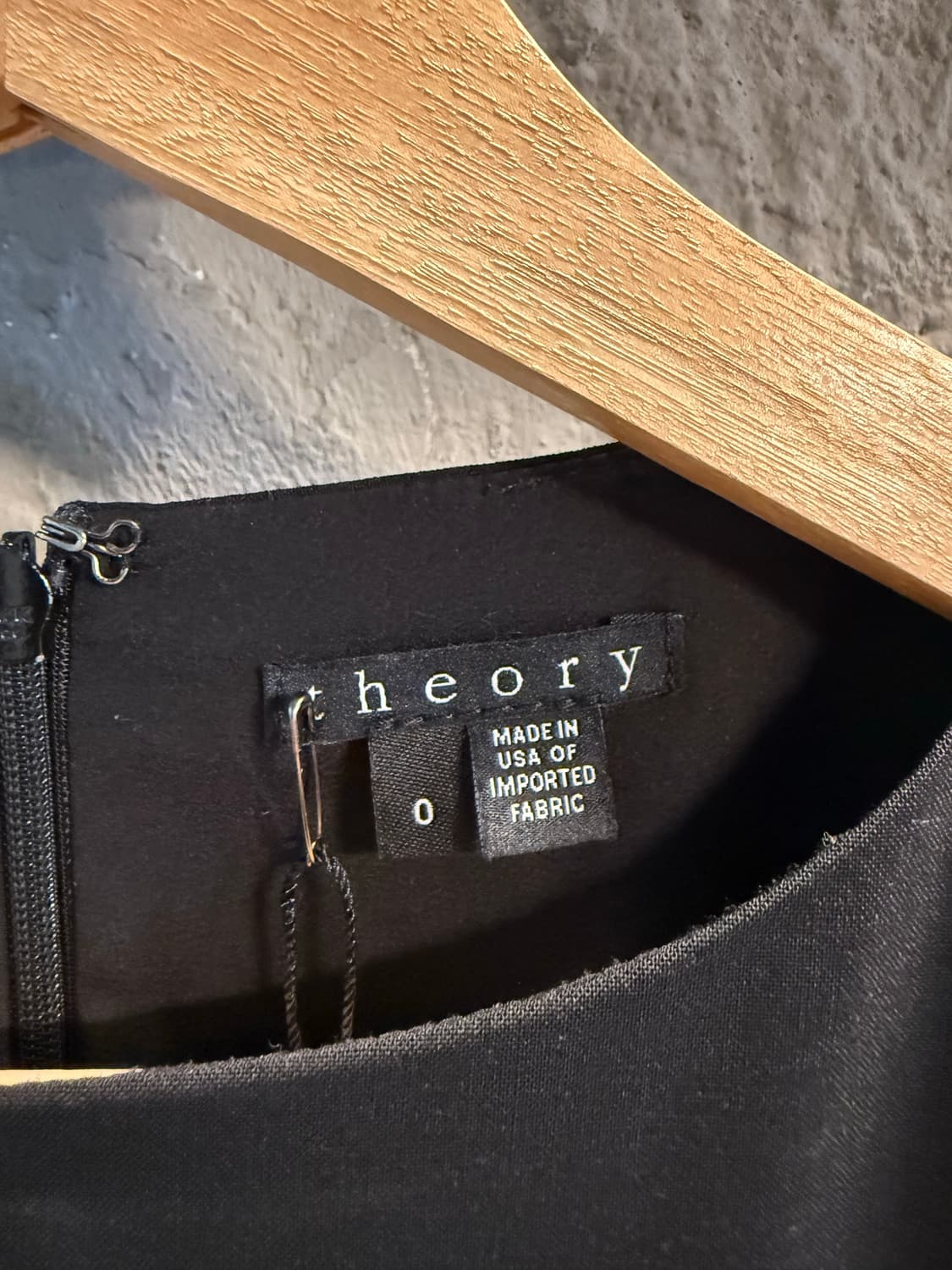 0 띠어리 THEORY 울 민소매 원피스 블랙 상품이미지5