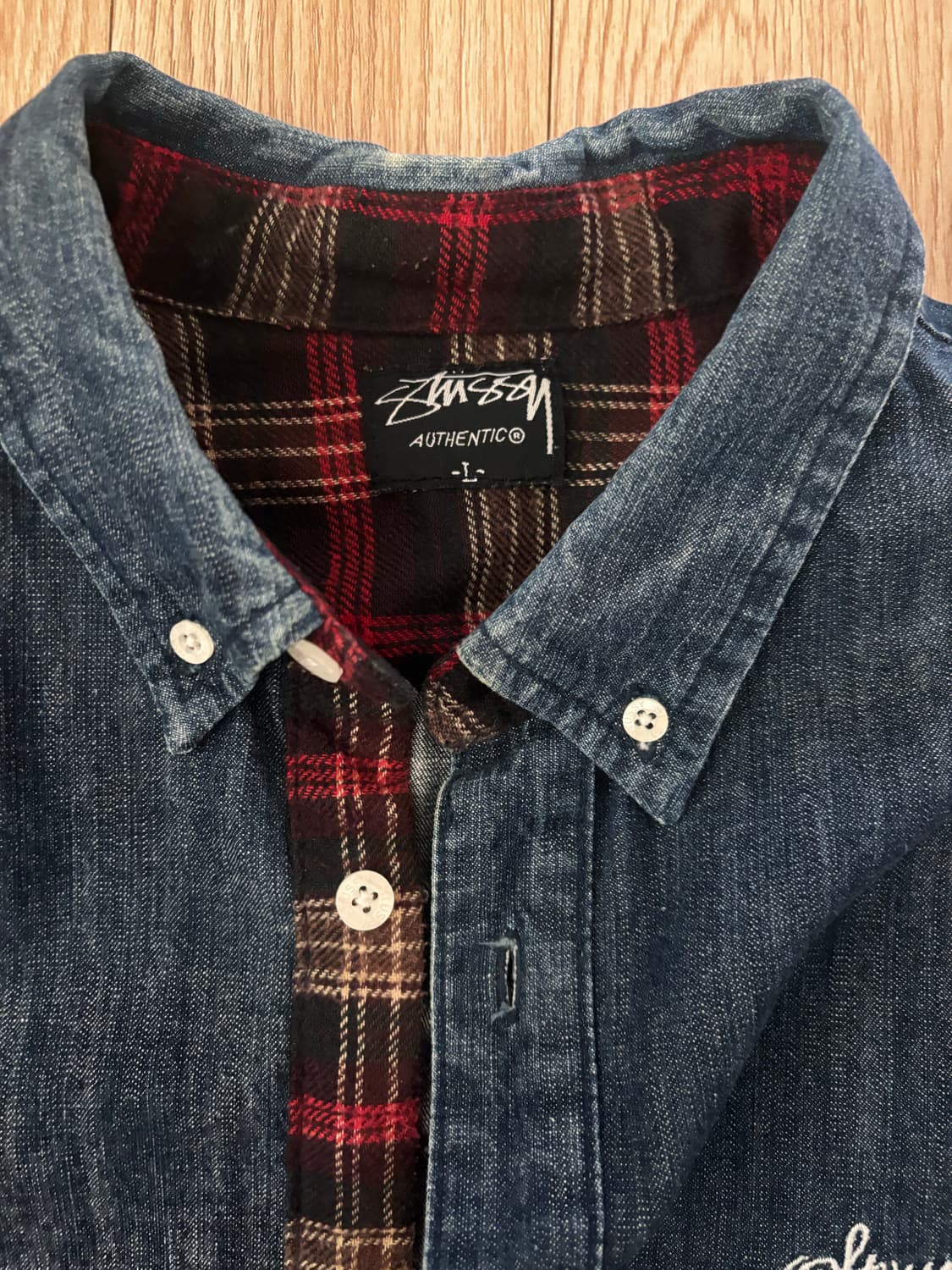 스투시 재팬라인 데님셔츠 상품이미지2