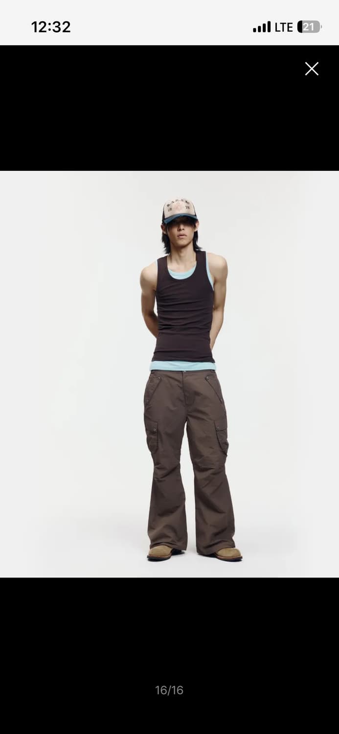 아캄 2-Piece Layered Sleeveless (Brown) 상품이미지7
