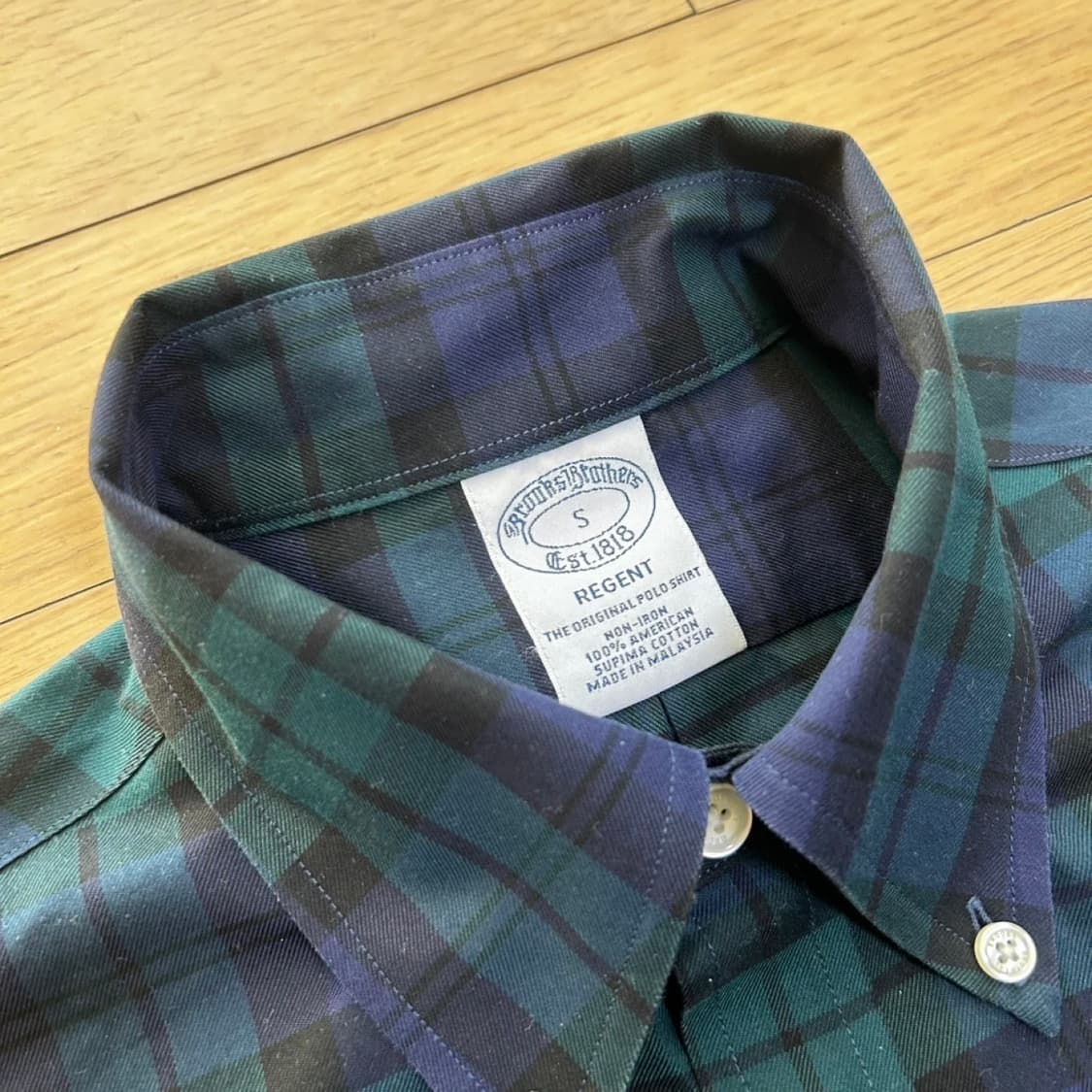 브룩스브라더스_블랙워치 타탄체크 셔츠_S 상품이미지2