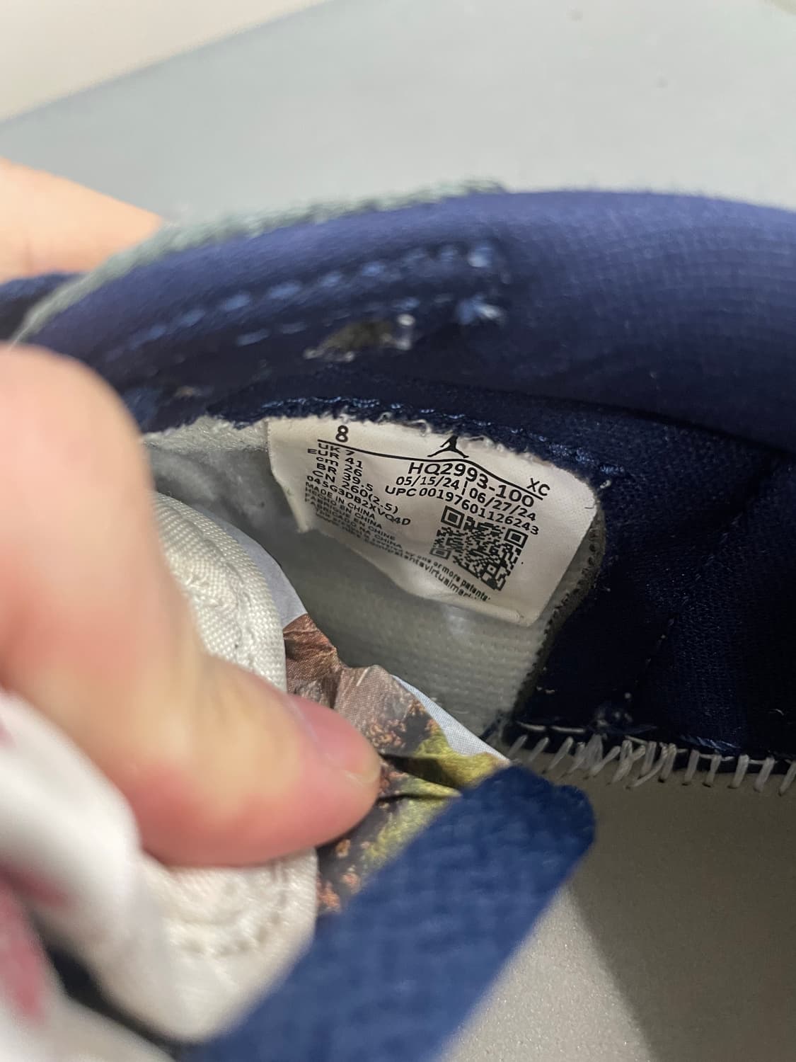 나이키 에어 조던 1 레트로 로우 OG 짐 레드 앤 미드나잇 네이비 26 상품이미지8