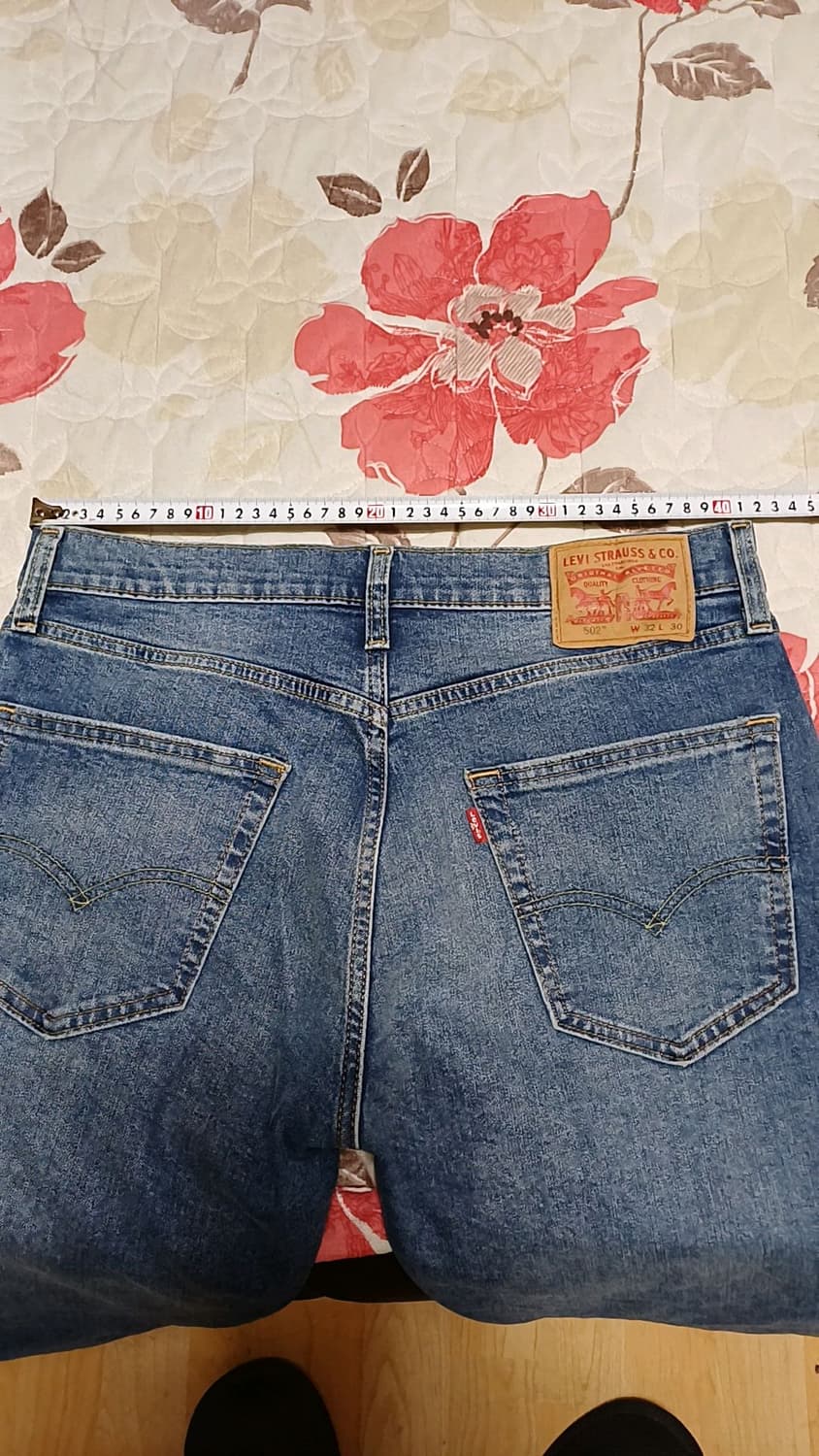 리바이스 502 미세한약기모 빈티지청바지 32인치 기장98 상품이미지6