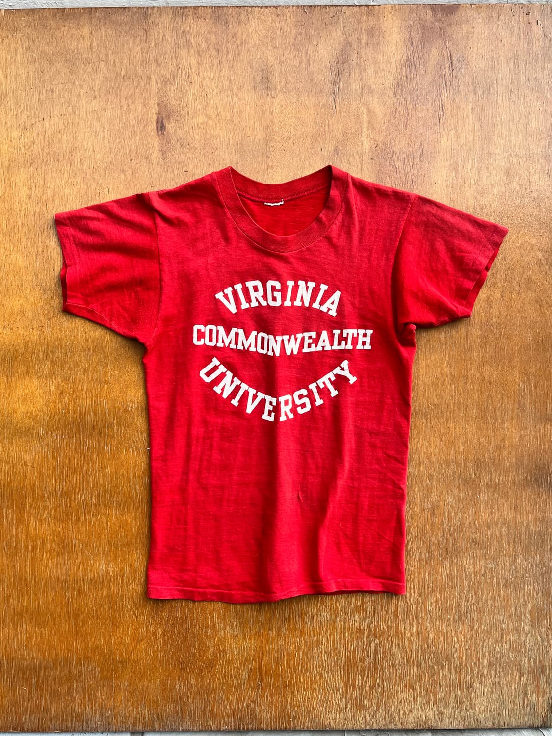 70s University College Print T-Shirt 상품이미지1