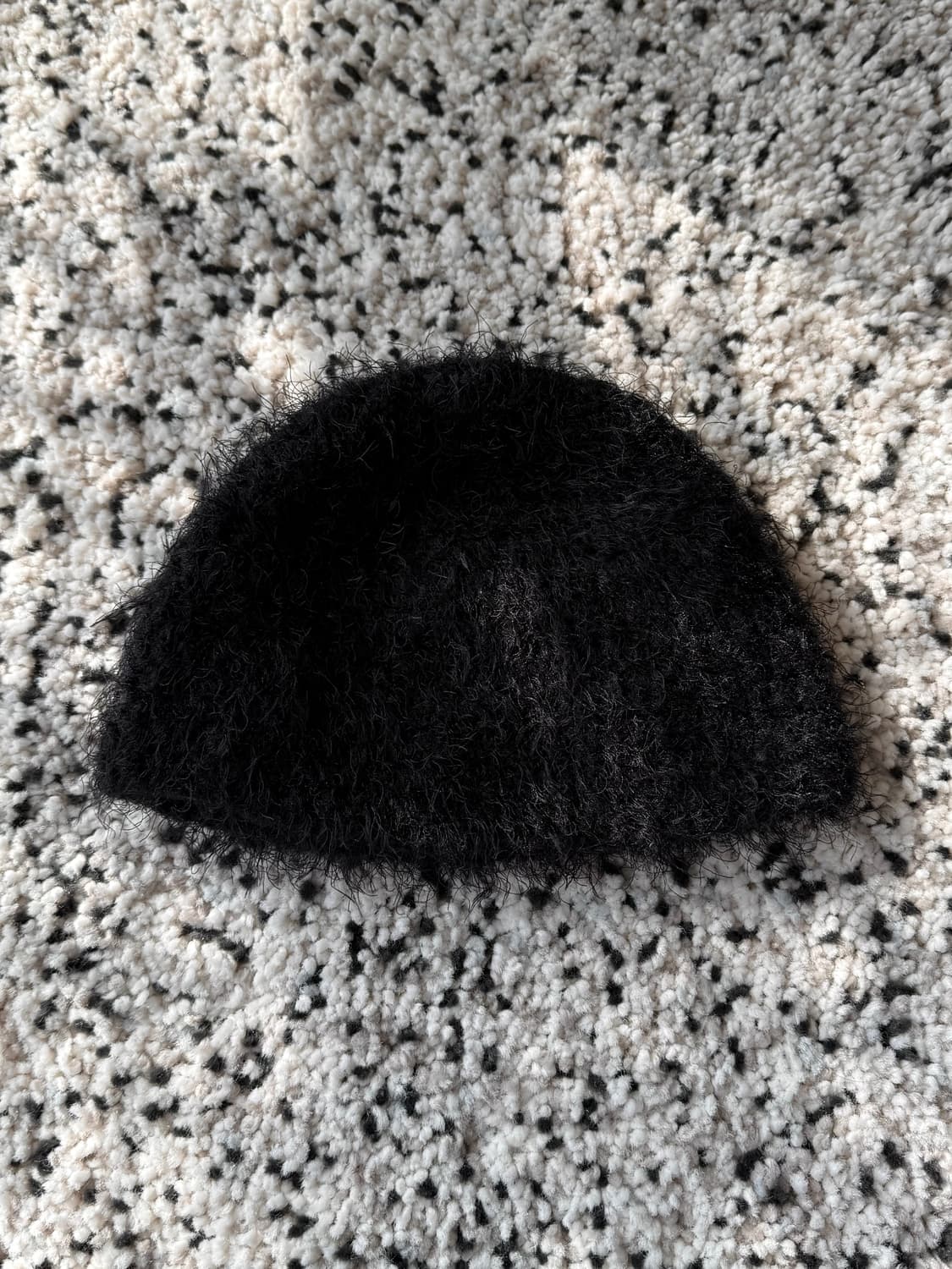 낫띵에브리띵 헤어리 비니 블랙 상품이미지1