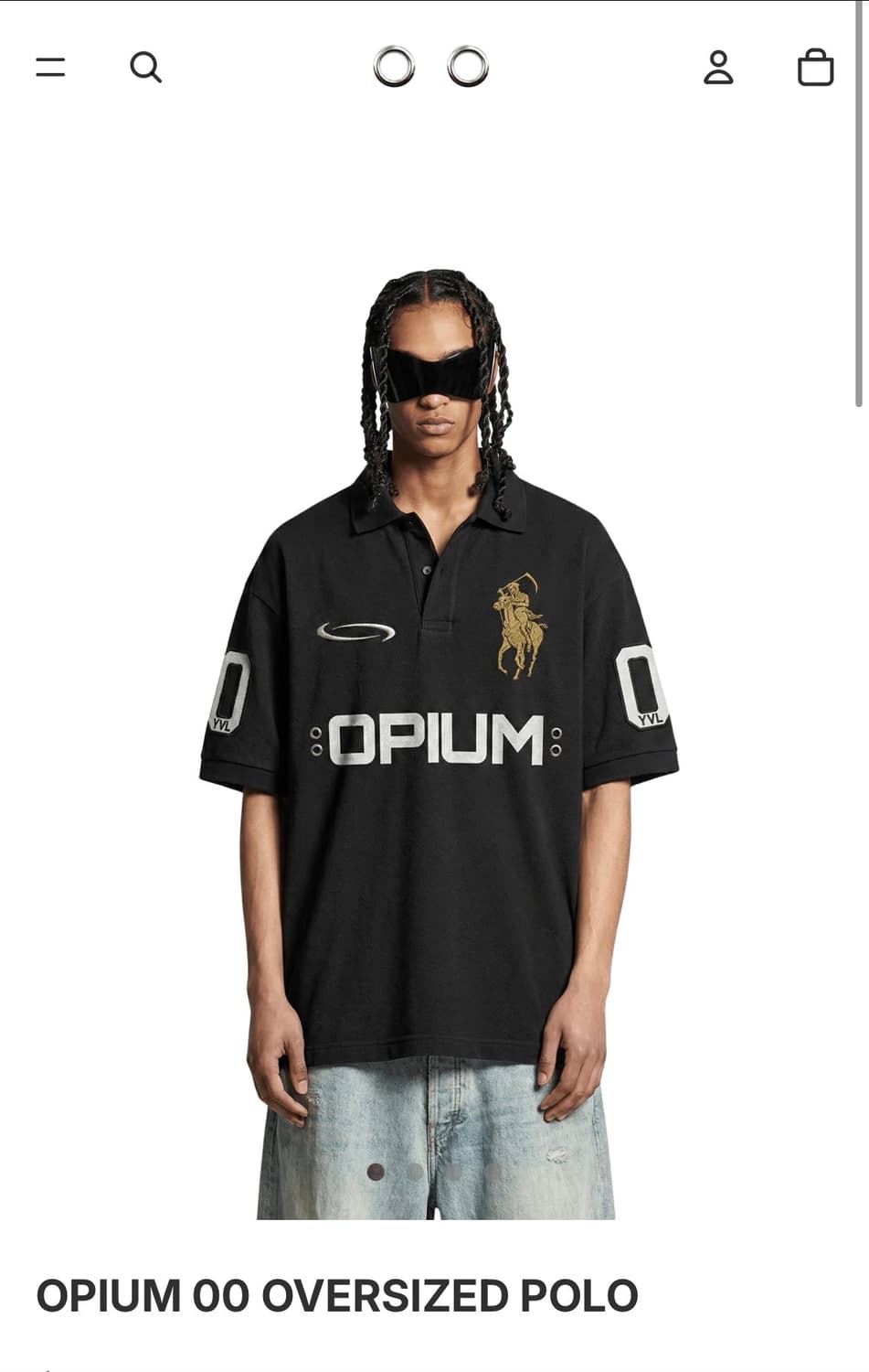 오피움 오버 폴로셔츠 상품이미지1