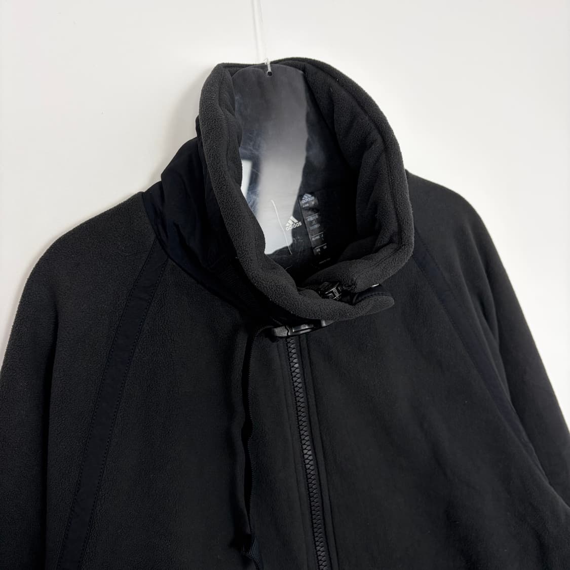 아디다스 후리스 플리스 패브릭 믹스 롱 자켓 상품이미지2