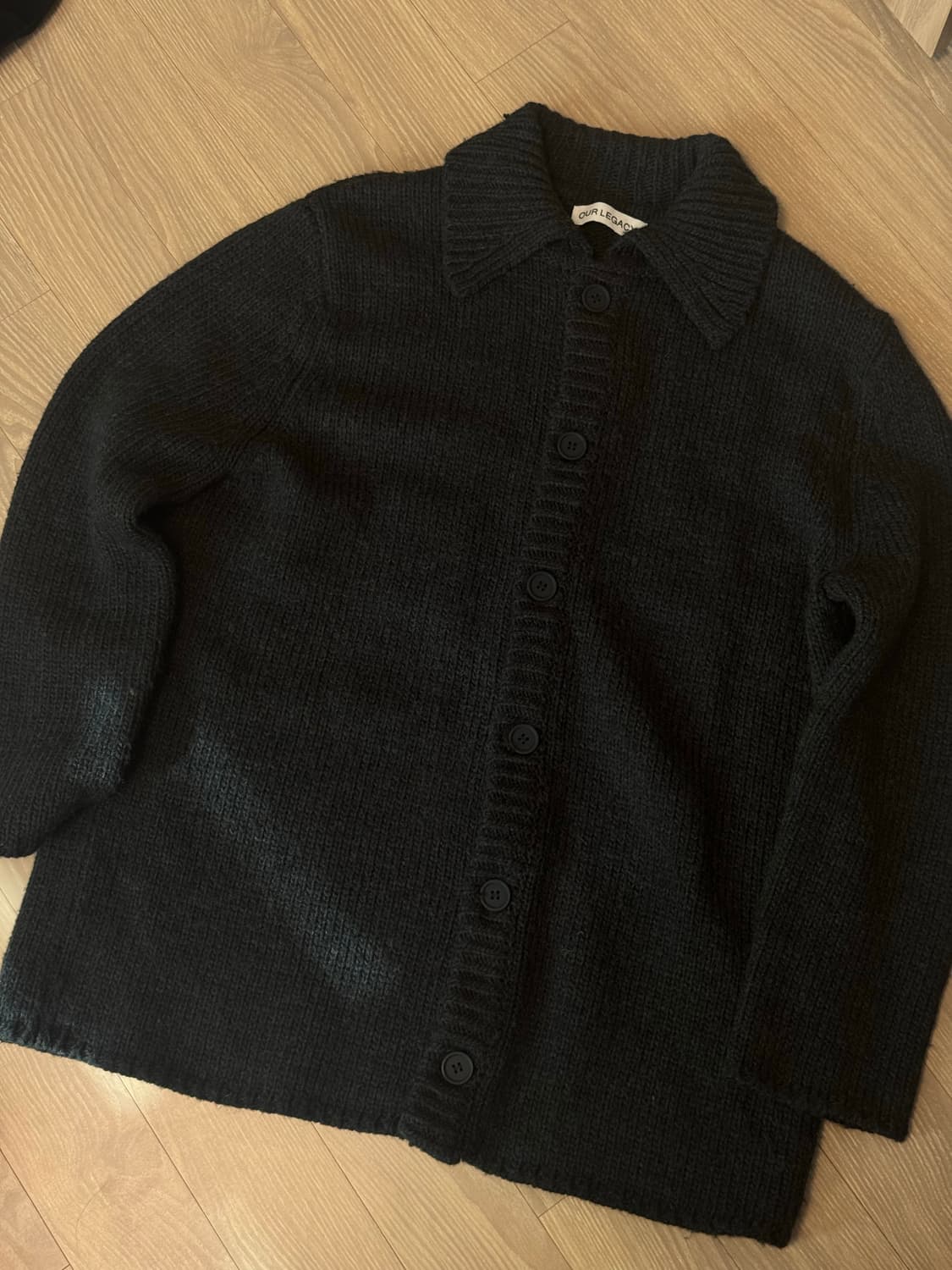 [50] 아워레가시 빅가디건 블랙 상품이미지1