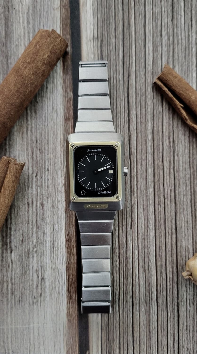 정품 오메가 씨마스터  마리너2 14k 베젤 쿼츠시계 상품이미지3