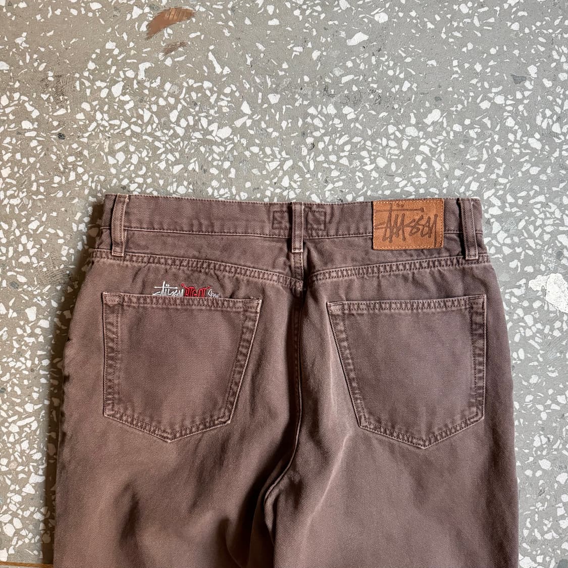 스투시 big ol jean 브라운 상품이미지6