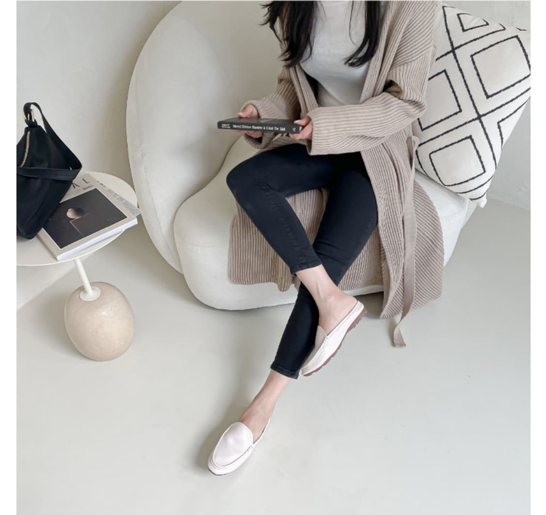 새상품)발편한 블로퍼 뮬슬리퍼 아이보리 245 임산부신발 상품이미지10