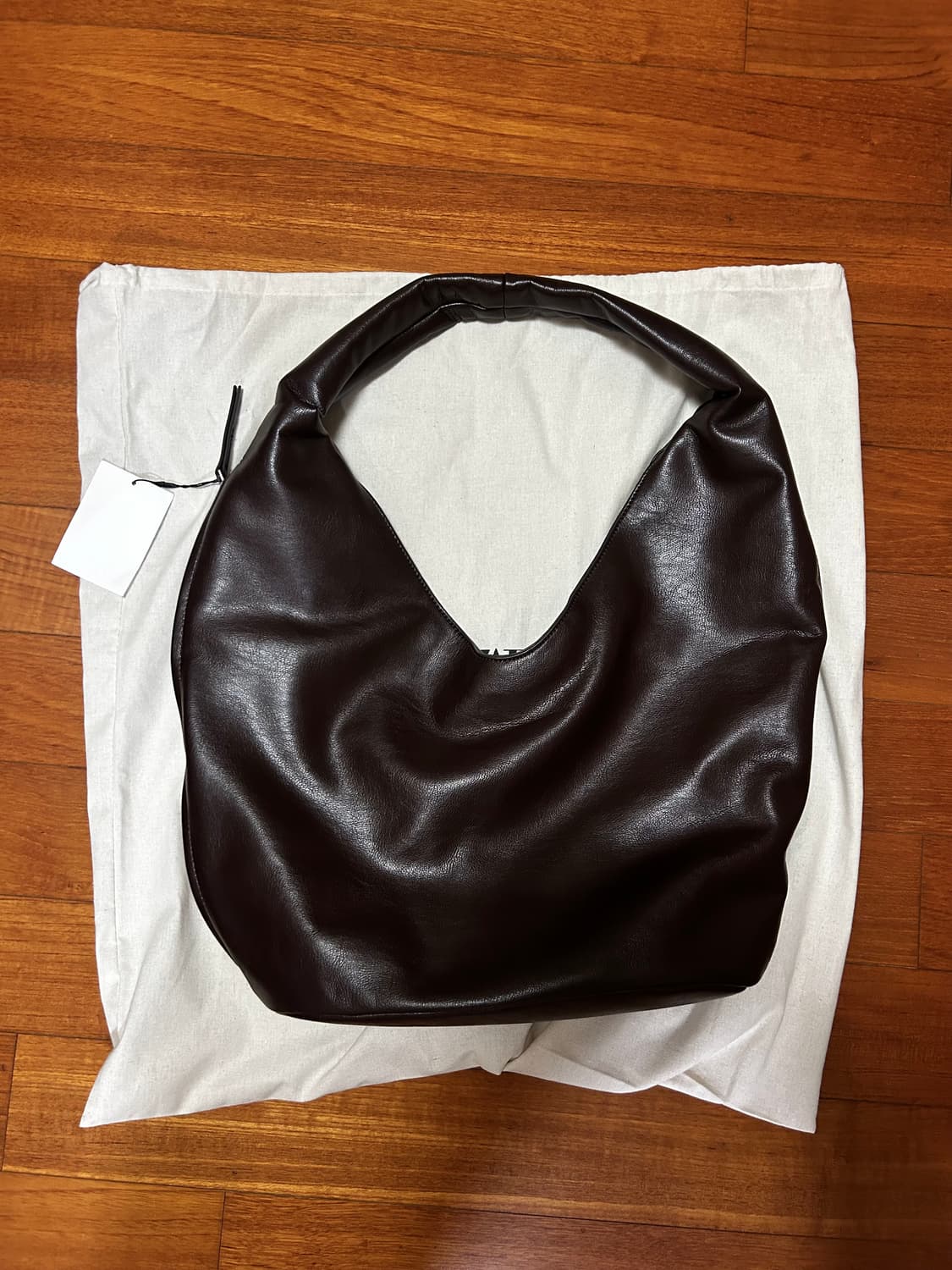 자라 맥시 버킷백(버건디 레드)  상품이미지5