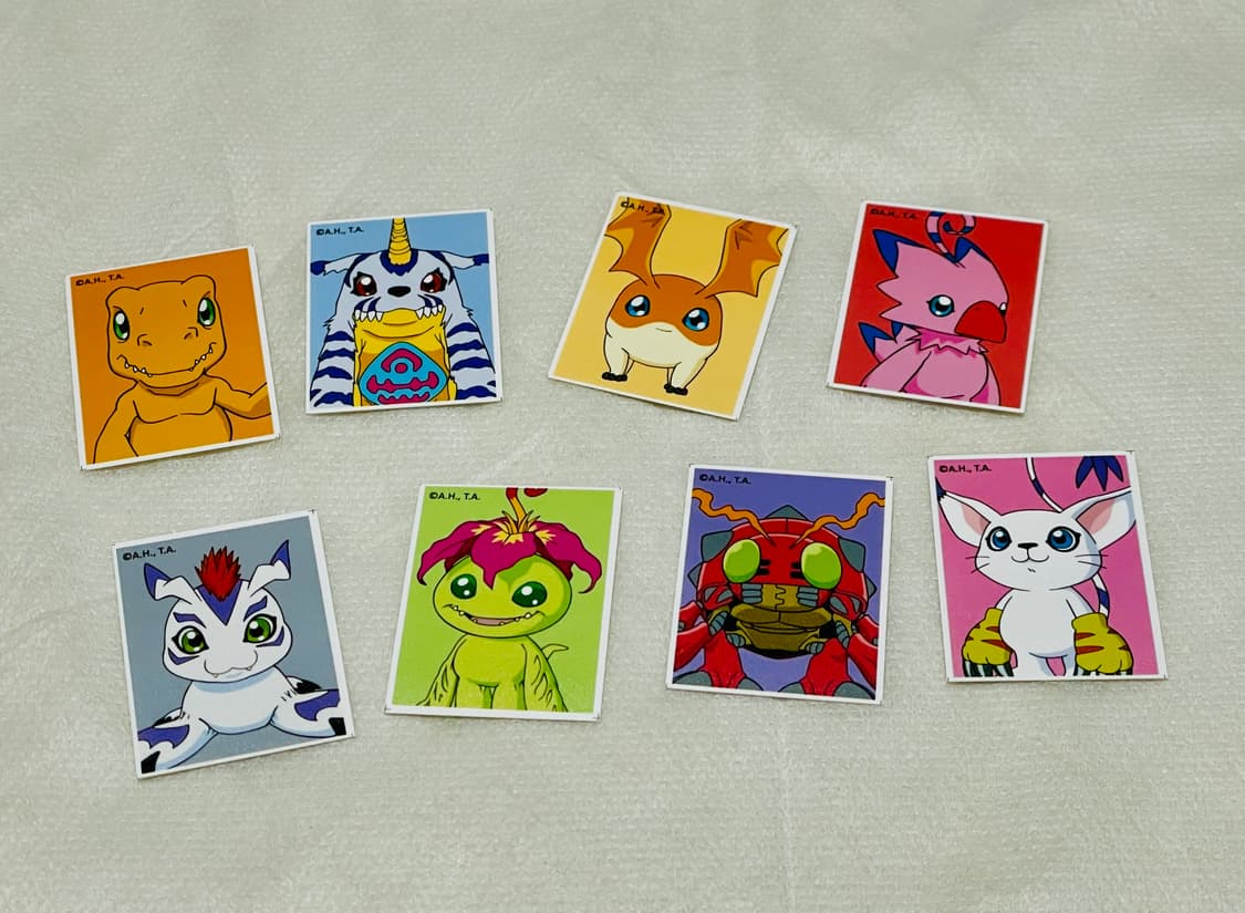 디지몬 어드벤처 증명사진 8장 세트 상품이미지1