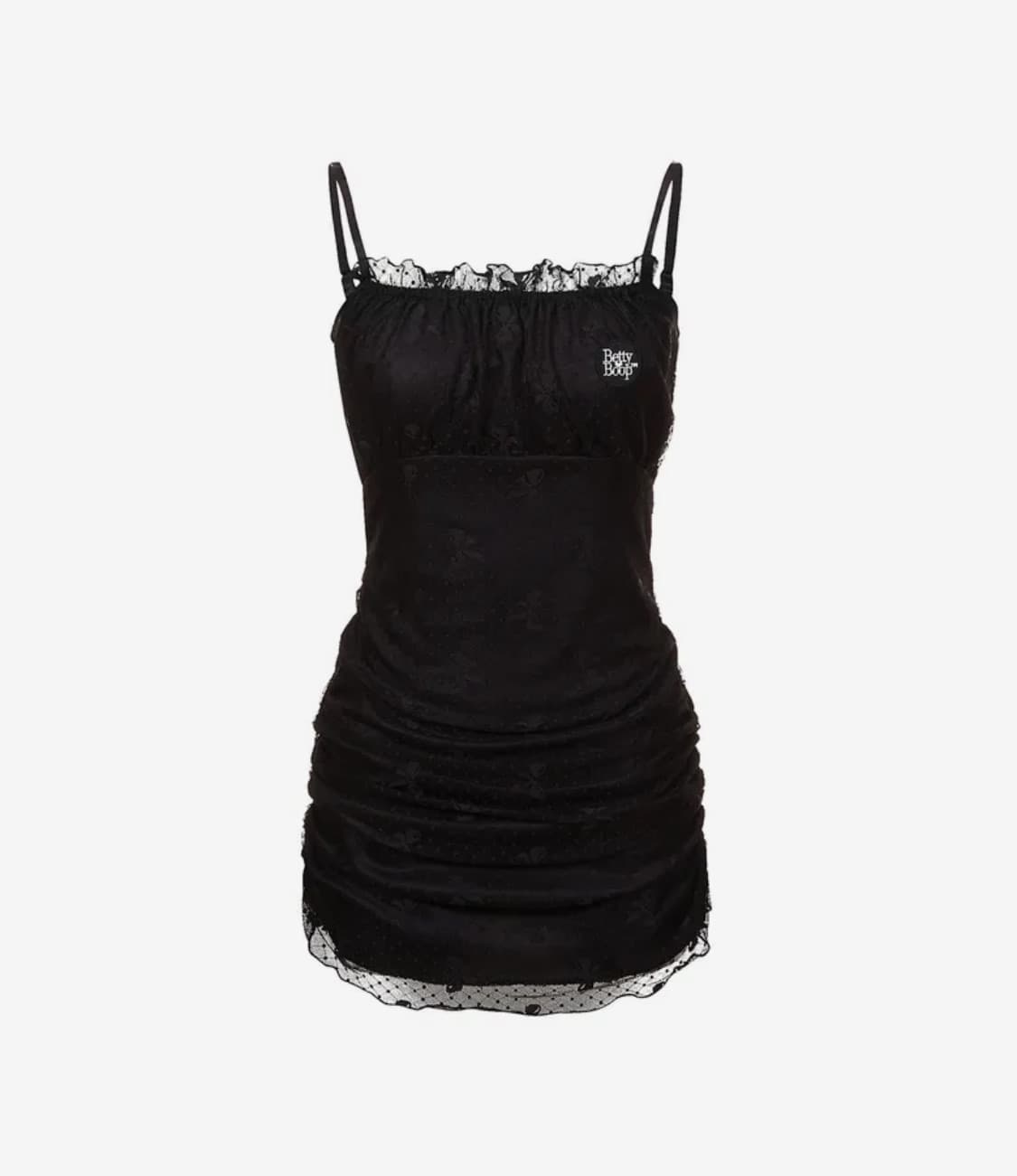 Betty Boop Shirring Lace Mini One-piece 상품이미지1