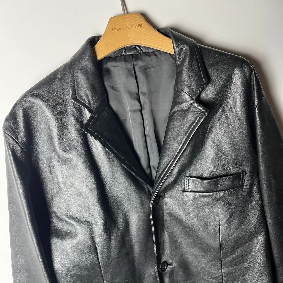 [Tornado Mart] 토네이도마트 램스킨 레더 블레이저 상품이미지2