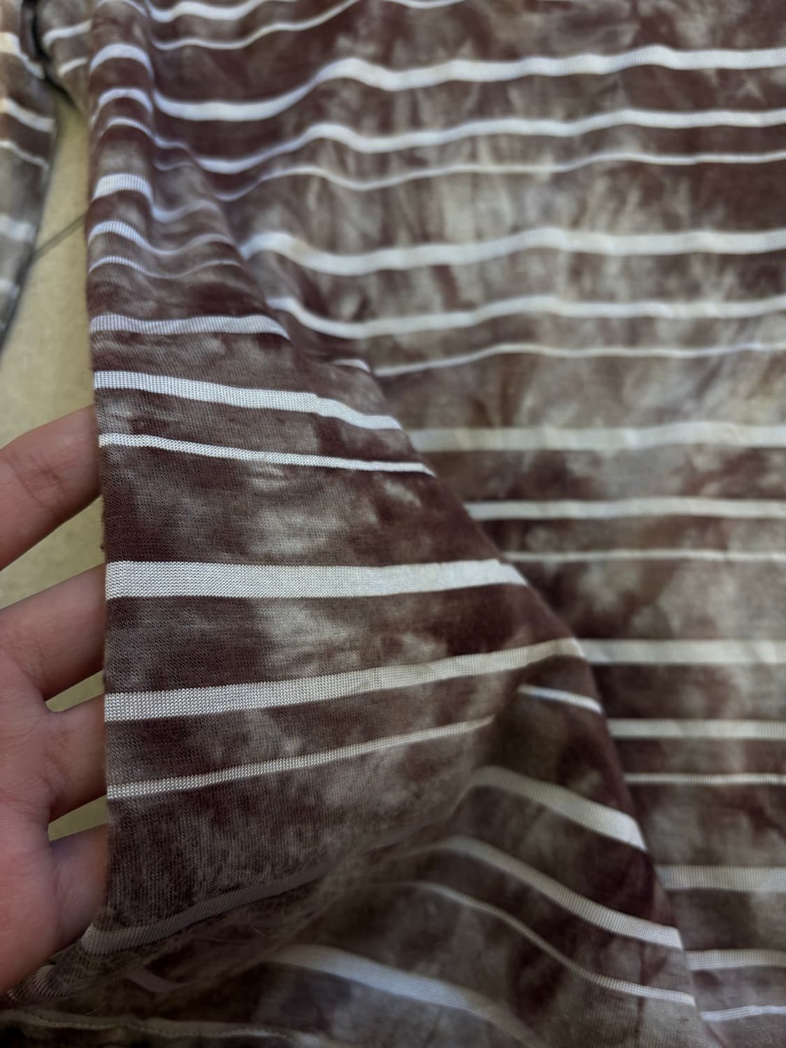 벨벳 스트라이프 큐빅 원피스 상품이미지8