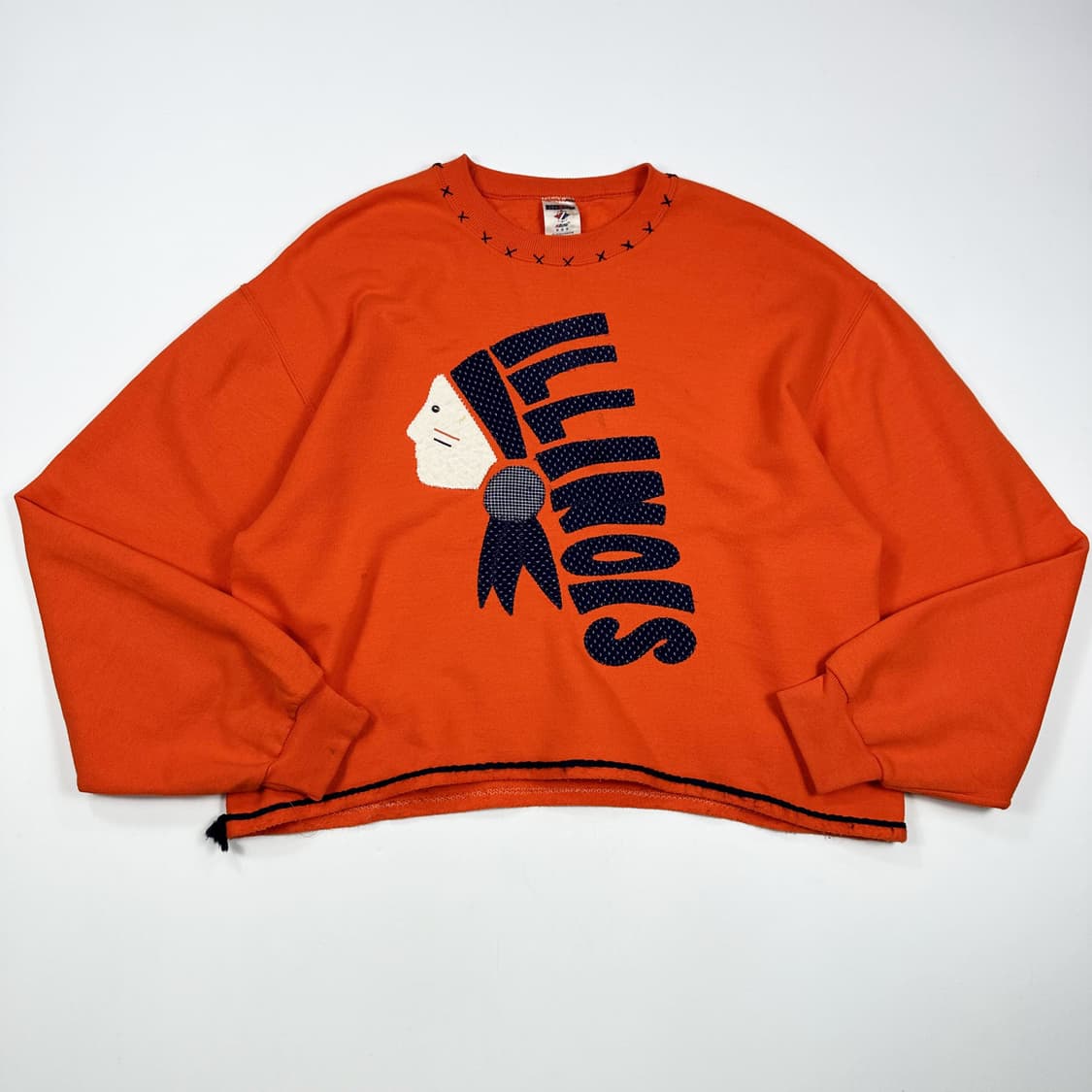 저지스 인디언 오렌지 크롭 맨투맨 (M 여성추천) 상품이미지2