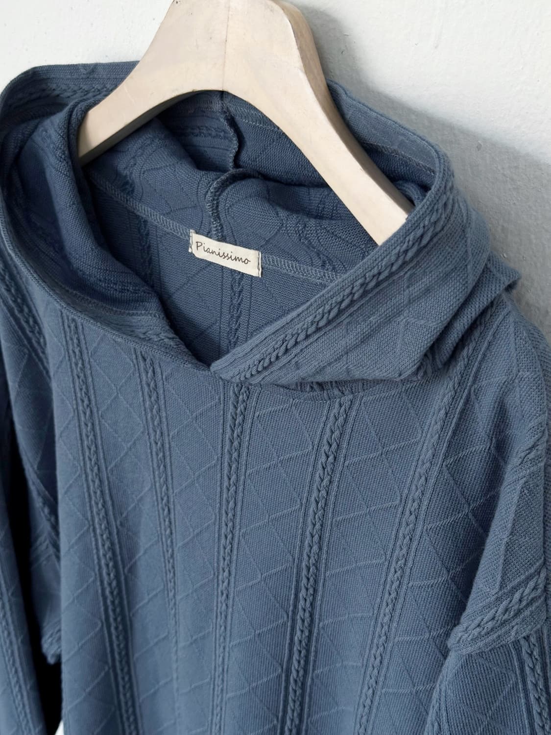 Jacquard knit hooded top 상품이미지3