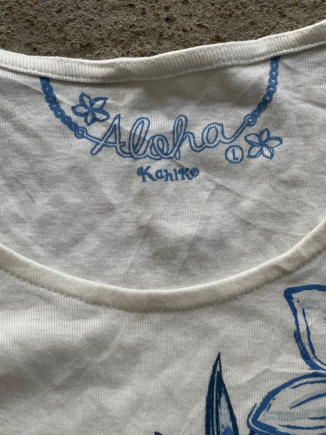 (Kahiko)blue leaf sleeve t 상품이미지3