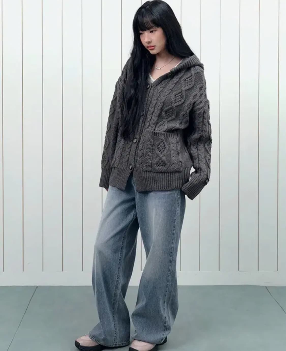 애즈온 카펜더 데님 팬츠 블루 상품이미지2