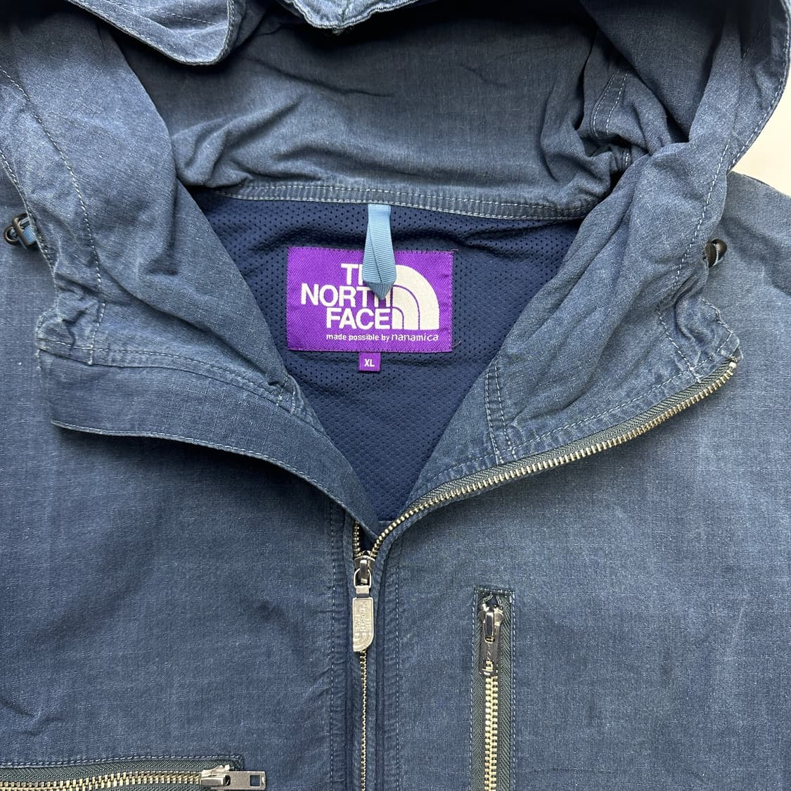 노스페이스 퍼플라벨 인디고 마운틴 필드 파카 자켓 상품이미지3