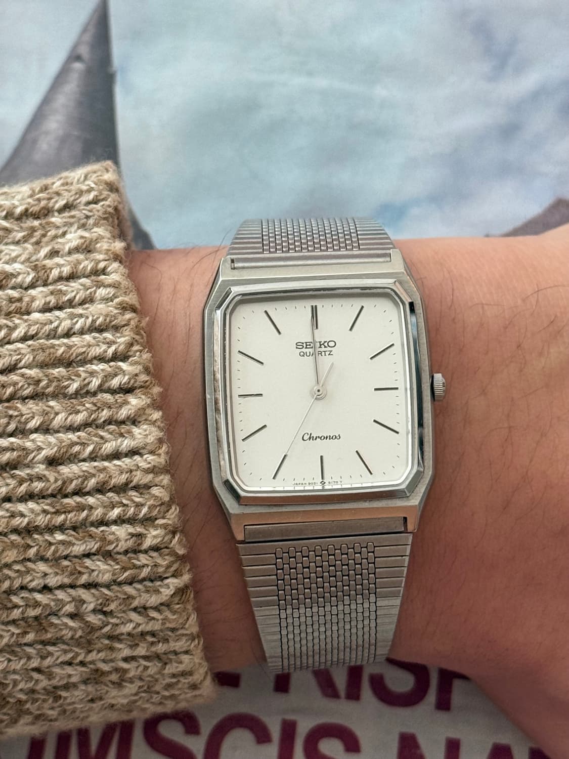 Seiko 세이코 Chronos 스퀘어 쿼츠 상품이미지6